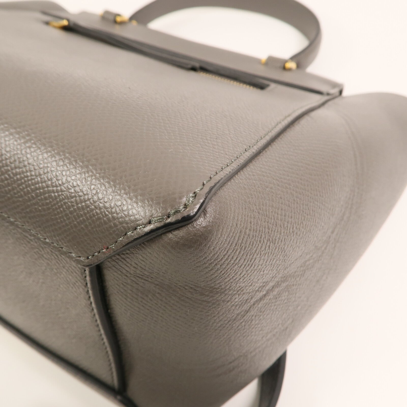 CELINE 牛皮皮革Micro Belt Bag金扣手挽肩背兩用袋
