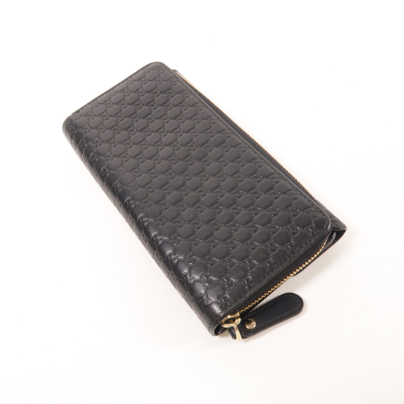 GUCCI 牛皮皮革Zipper Long Wallet金扣