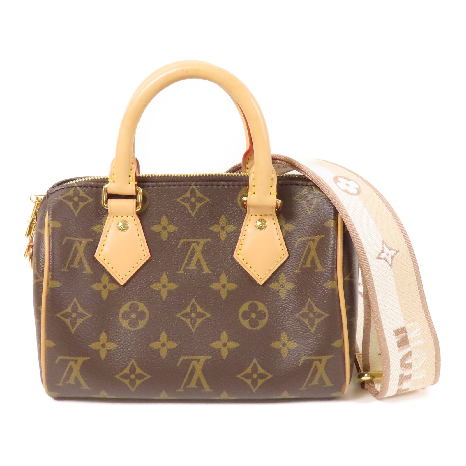 LOUIS VUITTON Monogram Speedy Bandouliere 20金扣手挽肩背兩用袋