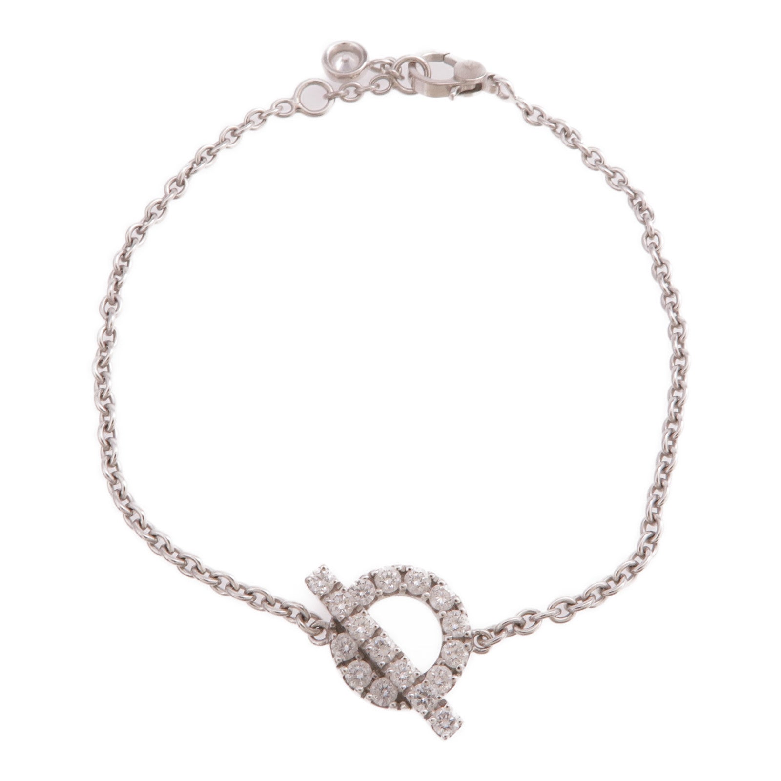HERMES 【激減優惠】18K白金Finesse Bracelet手鏈
