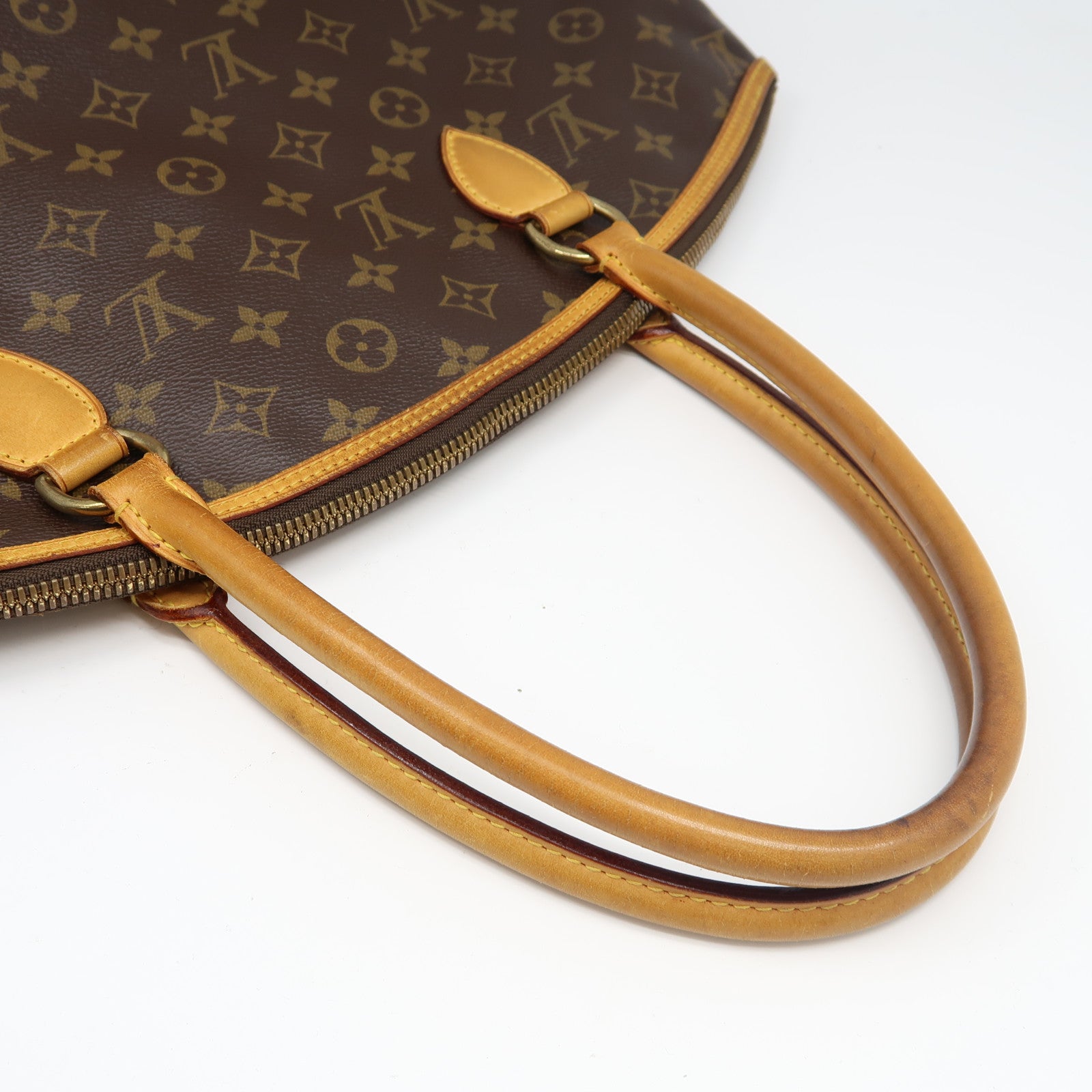 LOUIS VUITTON 【激減優惠】Monogram Lockit Horizontal金扣肩背袋啡色