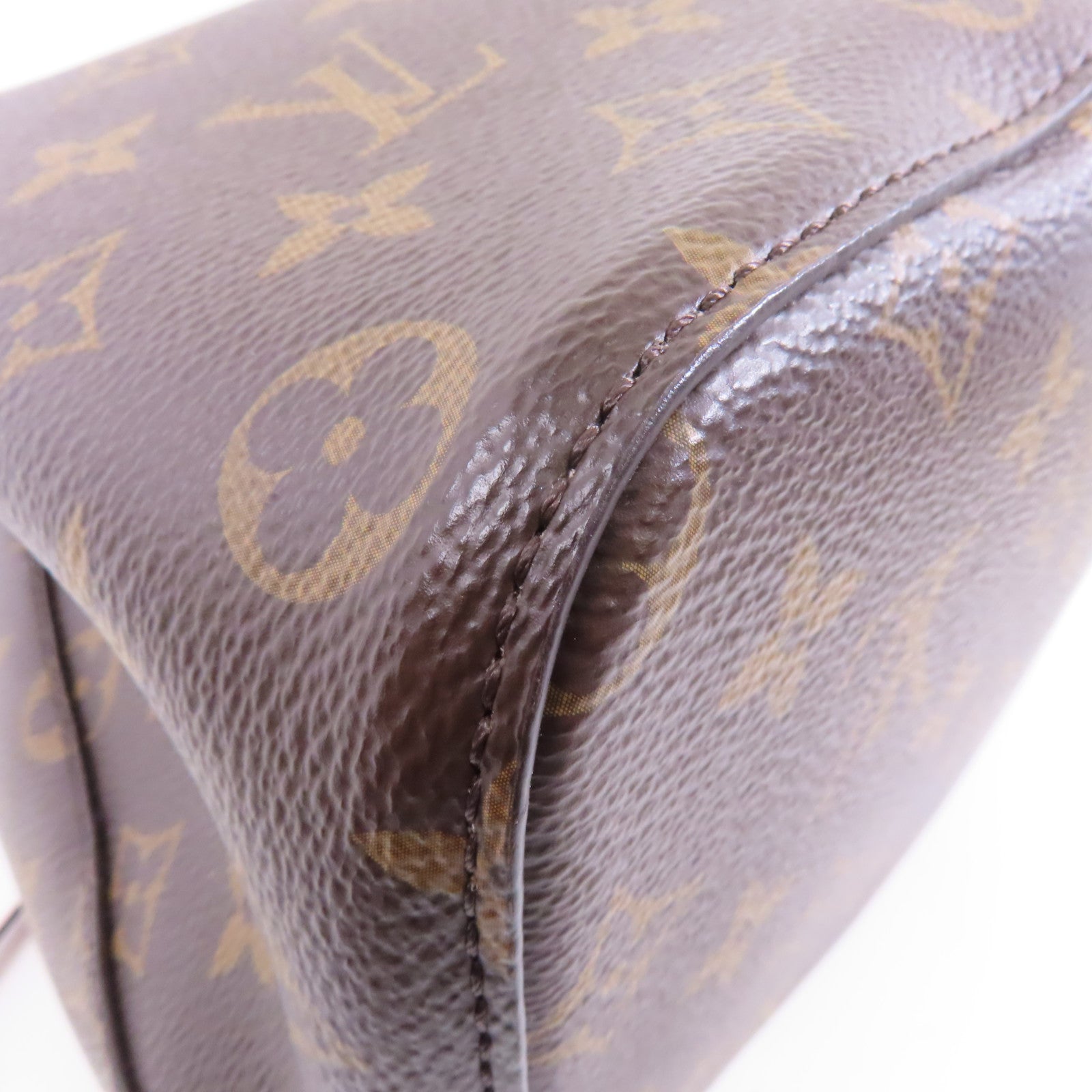 LOUIS VUITTON Monogram Neo Noe MM金扣肩背袋啡色/粉紅色