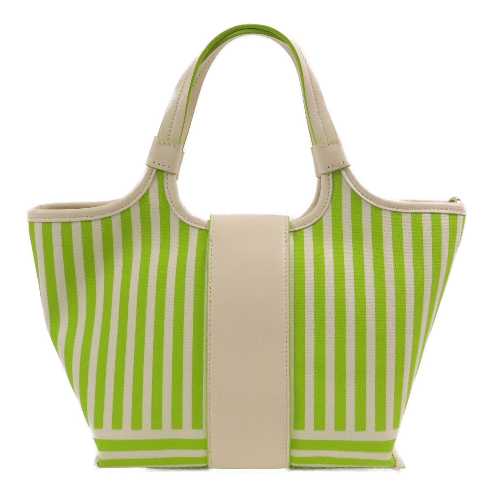 Roger Vivier 帆布2Way Shoulder Bag銀扣手挽肩背兩用袋