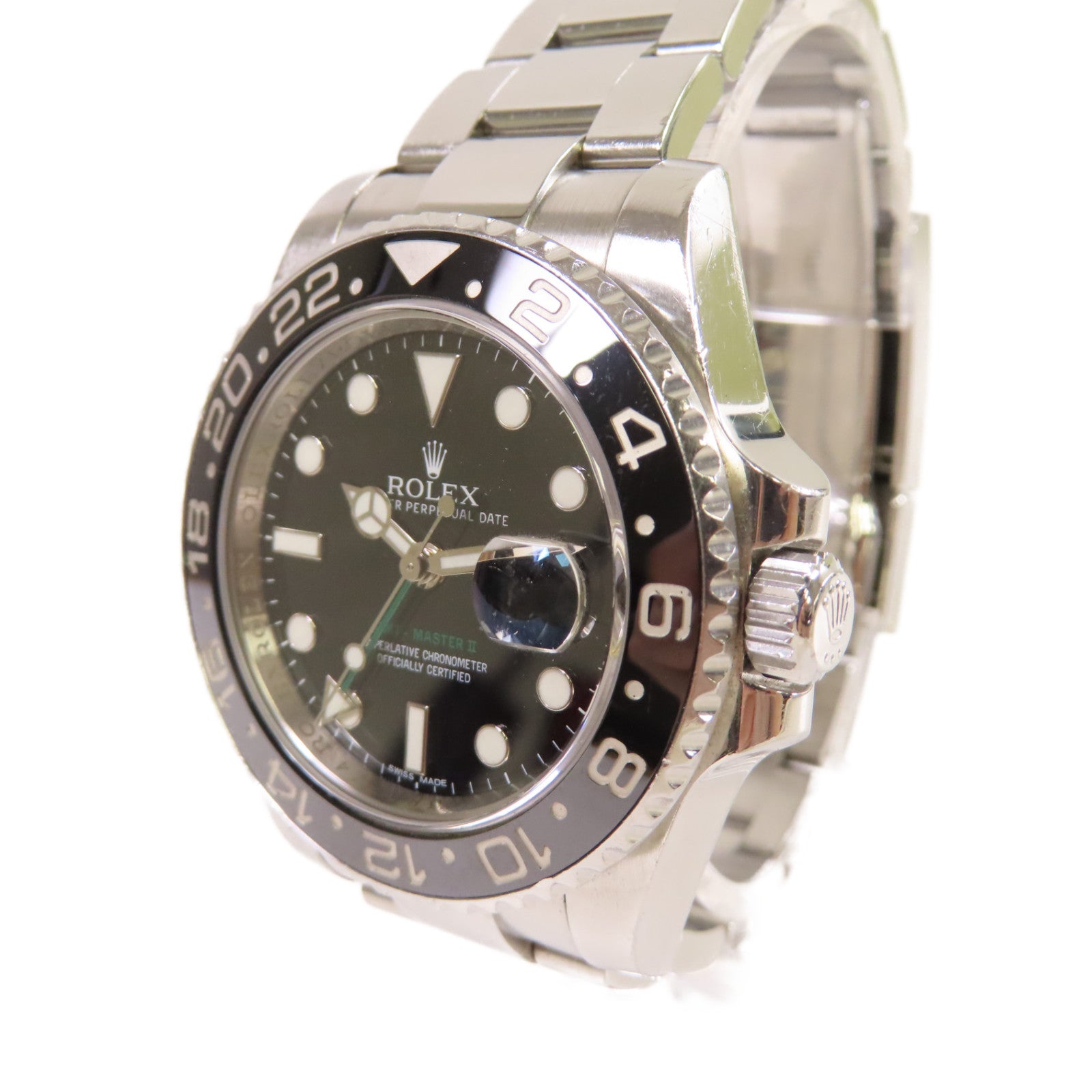 ROLEX GMT Master II Watch不鏽鋼自動機芯手錶黑色