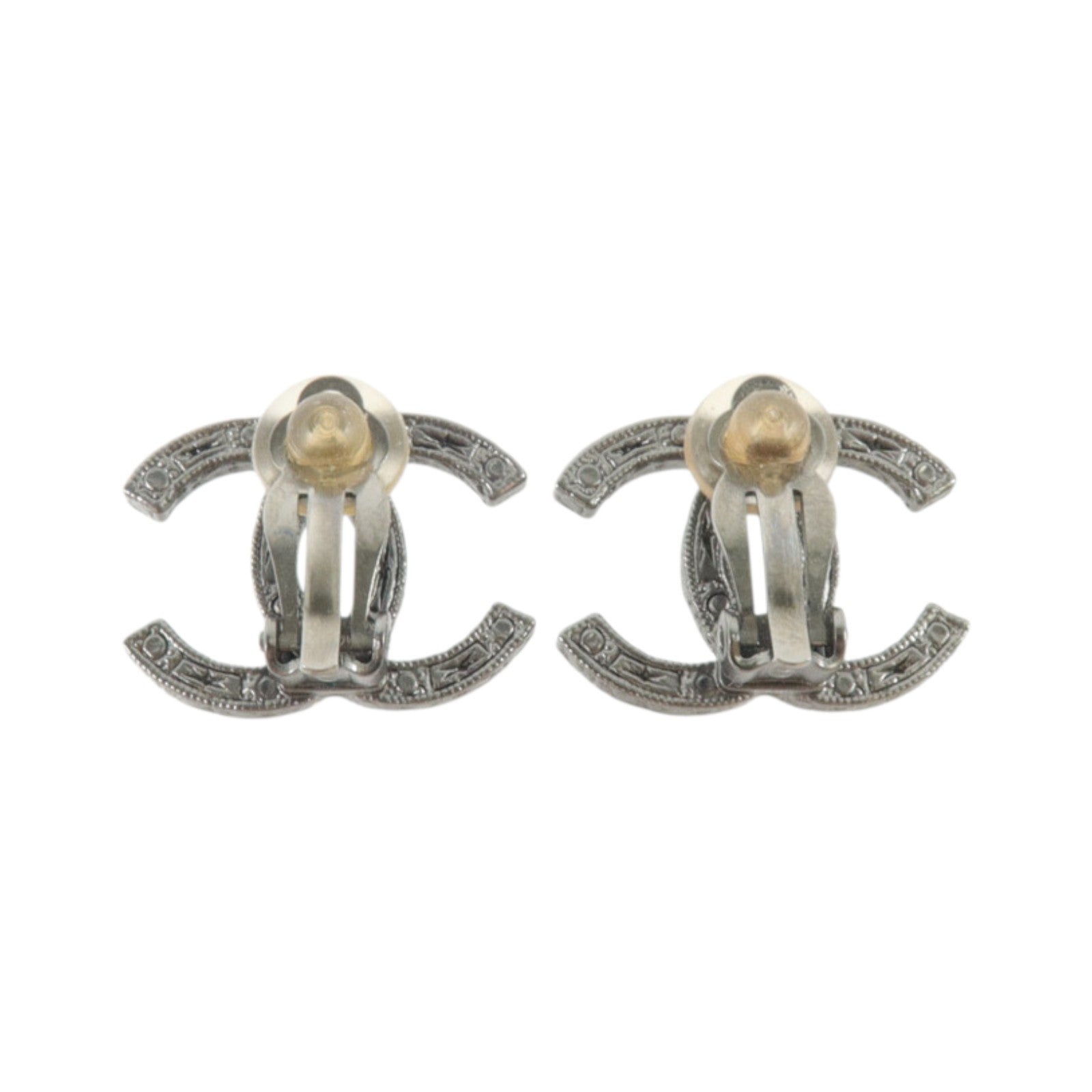 CHANEL 金屬Clip -On Earrings耳環