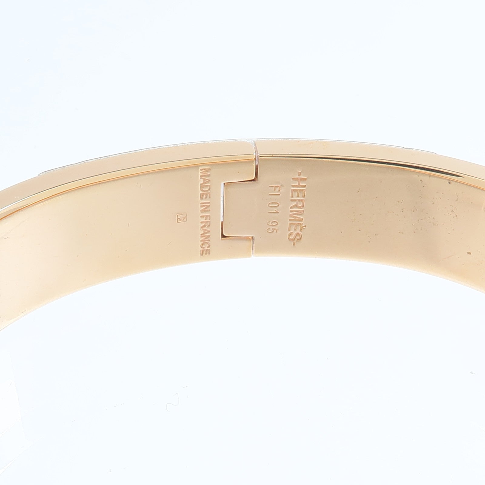 HERMES 金屬/琺瑯Clic H Bracelet手鐲
