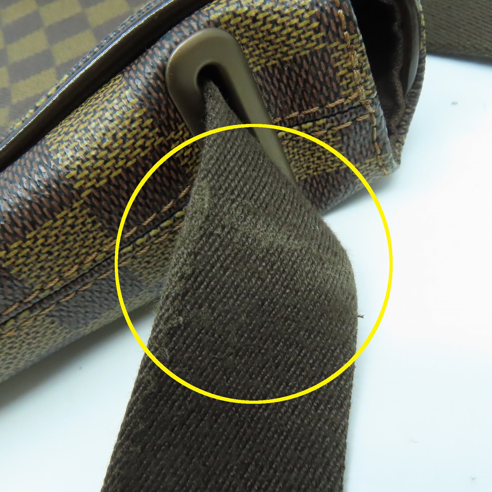 LOUIS VUITTON Damier Brooklyn PM肩背袋啡色