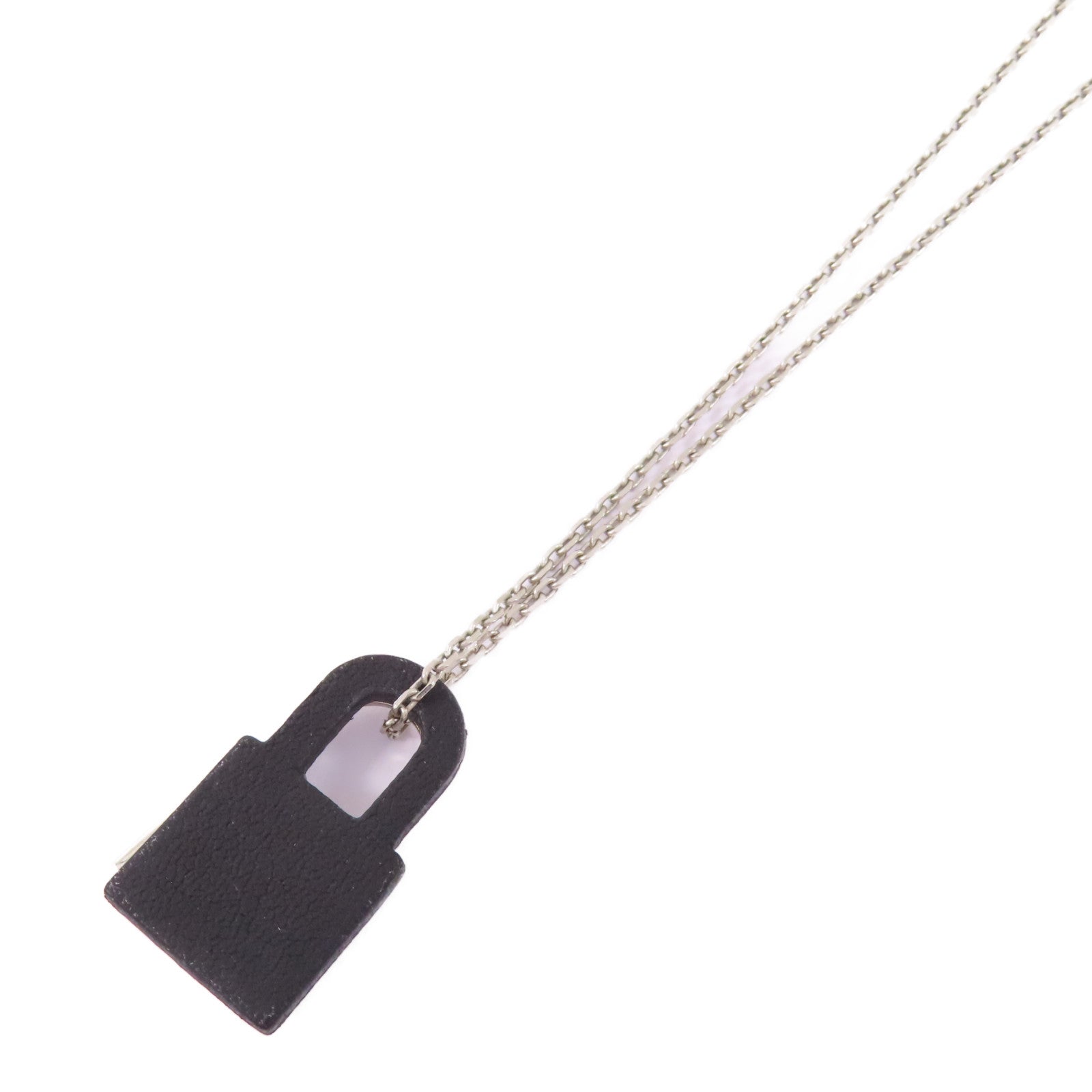 HERMES Swift皮革/金屬O'kelly Necklace項鍊