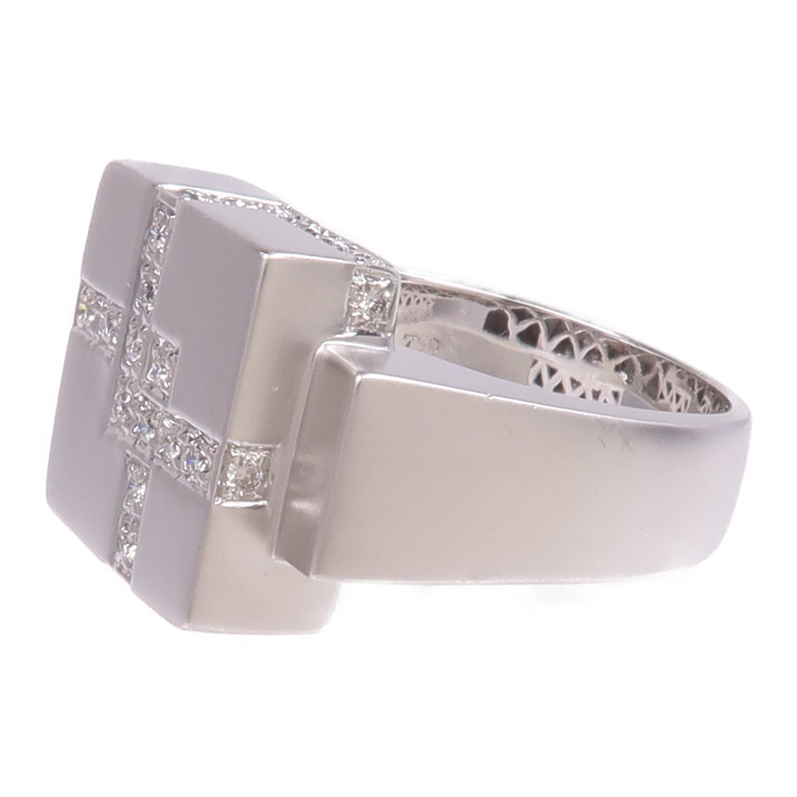 JEWELRY 18K白金Diamond Ring鑽石戒指US#9