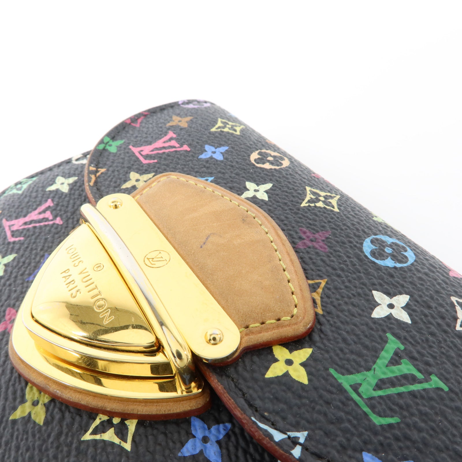 LOUIS VUITTON Monogram Multicolore Portefeuille Joy金扣錢包