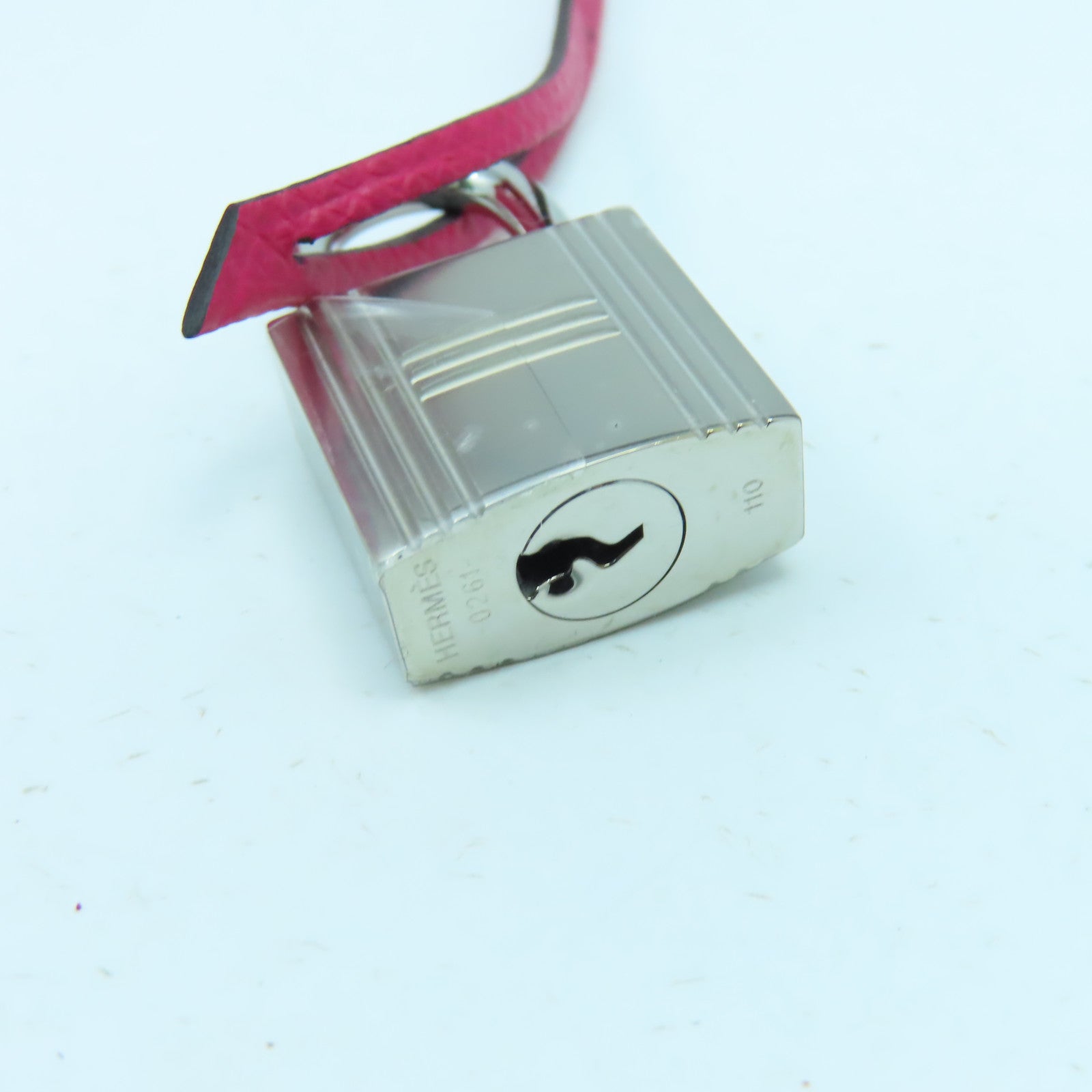 HERMES 【激減優惠】Epsom皮革Kelly 25銀扣手挽肩背兩用袋粉紅色