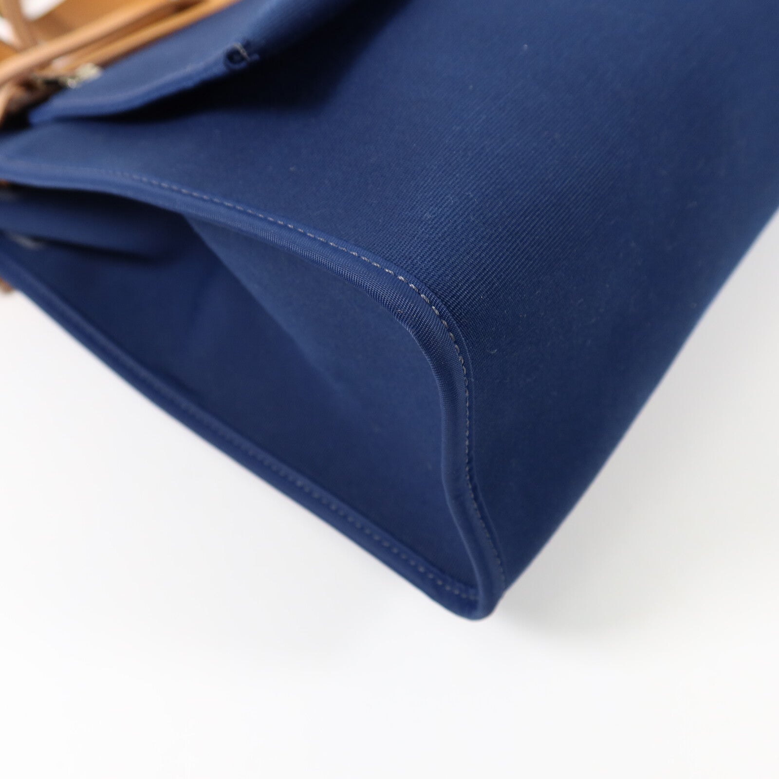 HERMES 帆布Herbag PM手挽肩背兩用袋Blue