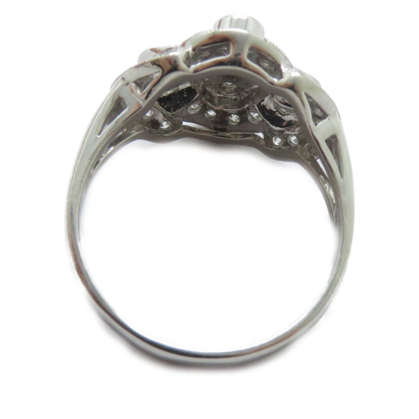 JEWELRY 【激減優惠】PT900鉑金Diamond Ring 1.03ct鑽石戒指US#8.25