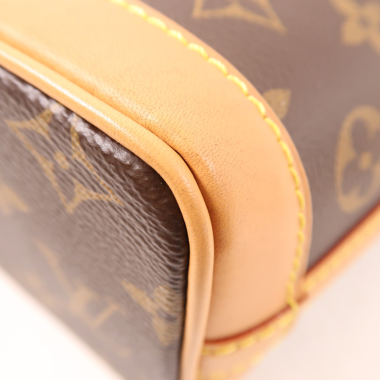 LOUIS VUITTON Monogram Nano Noe金扣手挽肩背兩用袋棕色