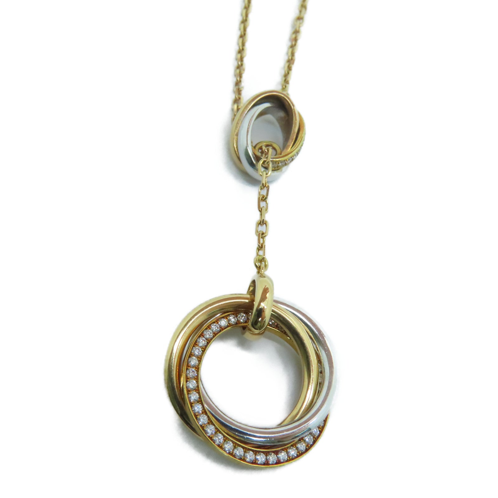 CARTIER 【激減優惠】18K白金/黃金/玫瑰金Trinity Necklace項鍊