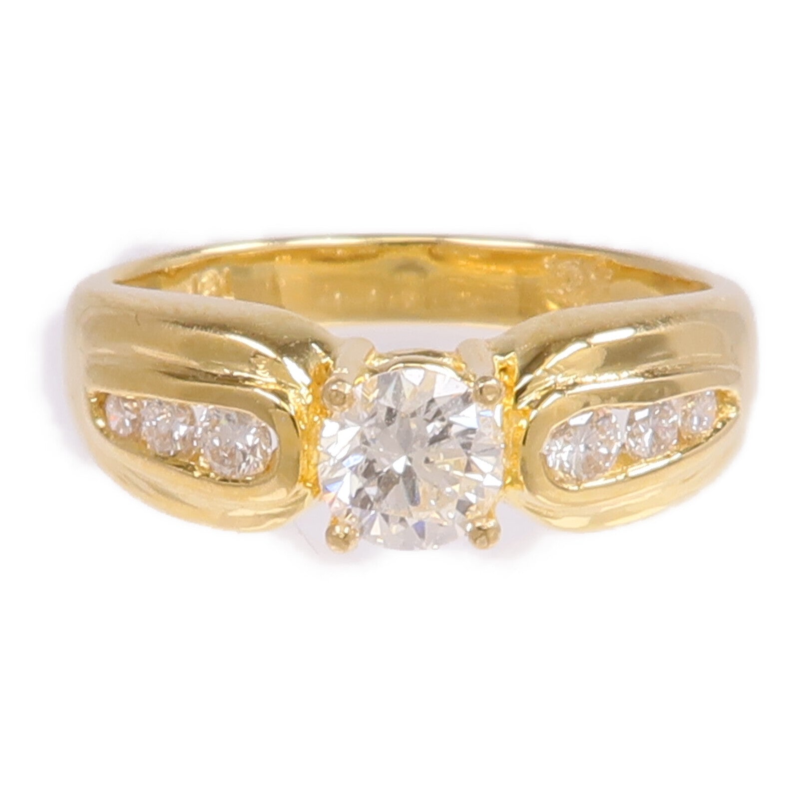 JEWELRY 【激減優惠】18K黃金Diamond Ring鑽石戒指US#6