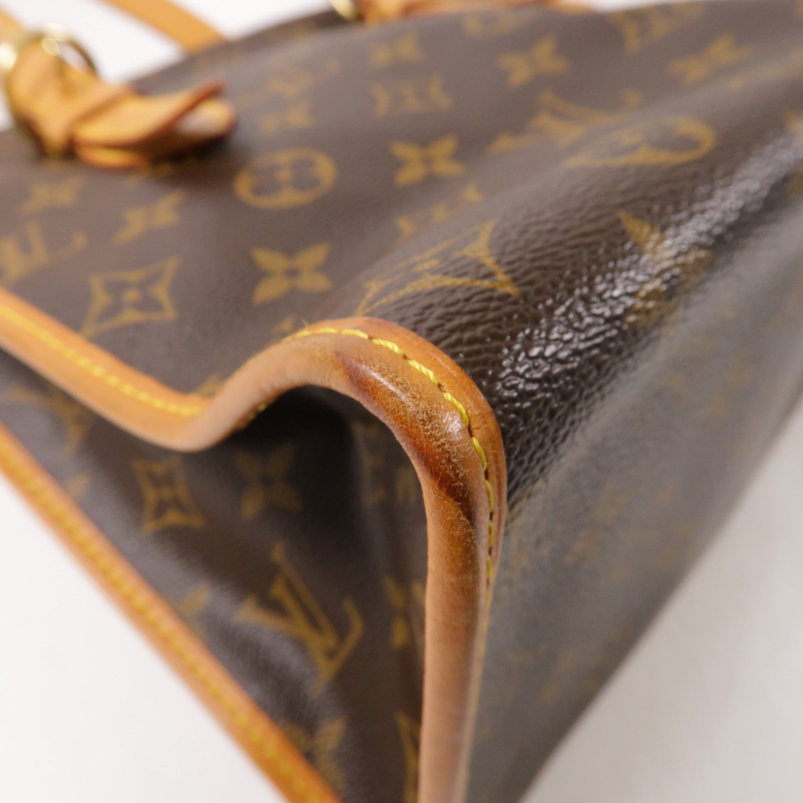 LOUIS VUITTON Monogram Popincourt Haut金扣肩背袋啡色