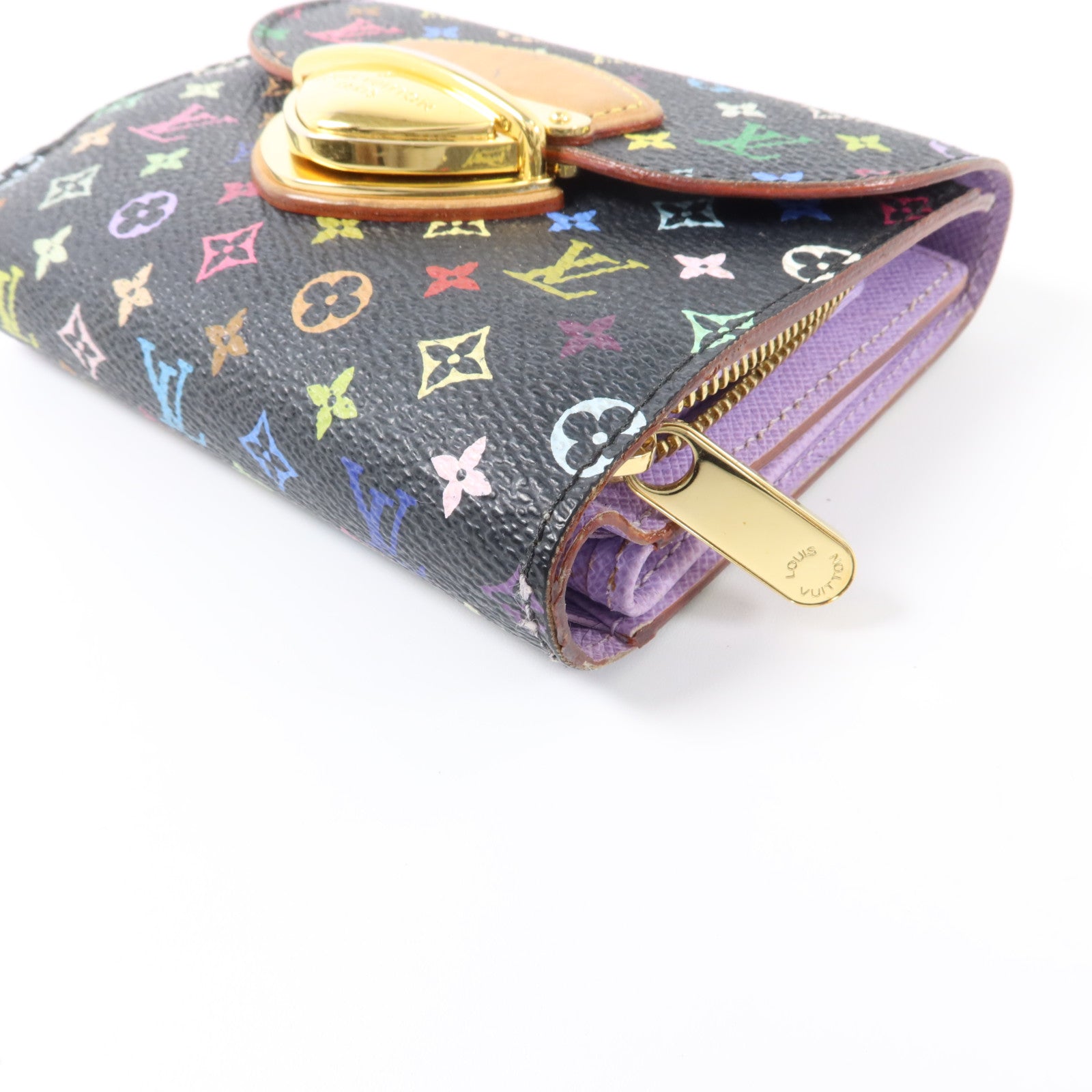 LOUIS VUITTON Monogram Multicolore Portefeuille Joy金扣錢包