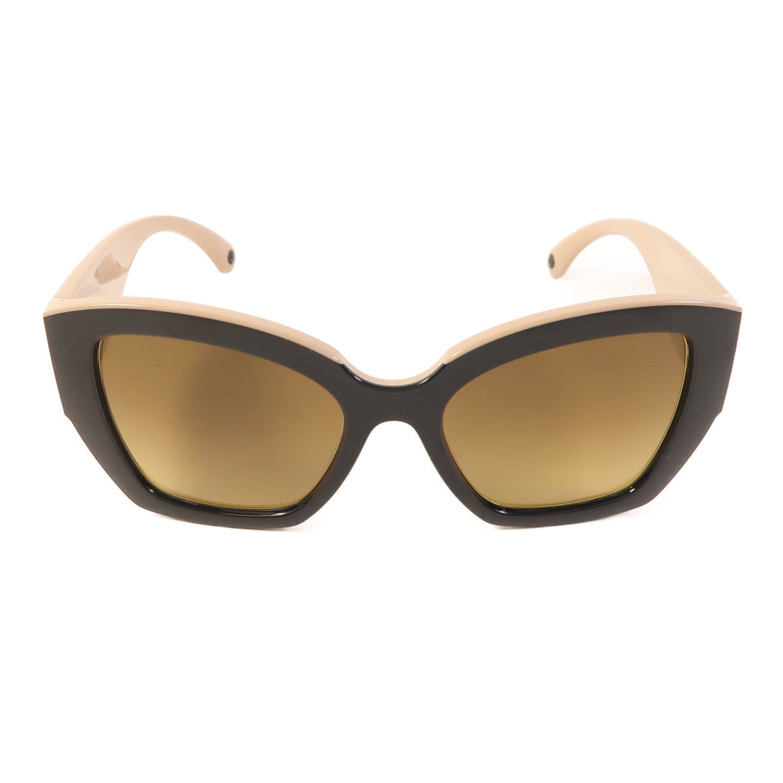 CHANEL CC Butterfly Sunglasses 6058 C534/M2 PVC Black/Beige