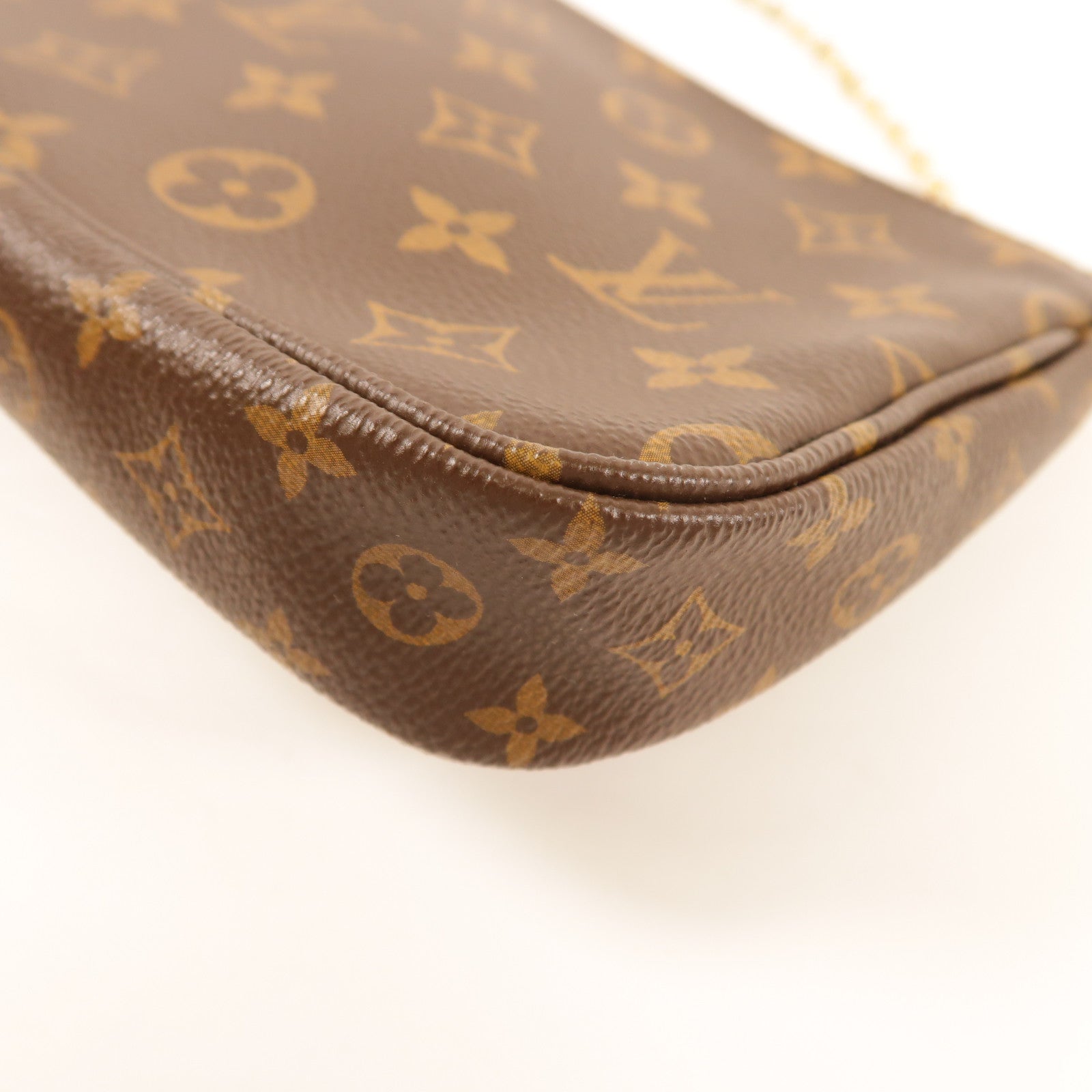 LOUIS VUITTON Monogram Multi Pochette Accessoires金扣手挽肩背兩用袋