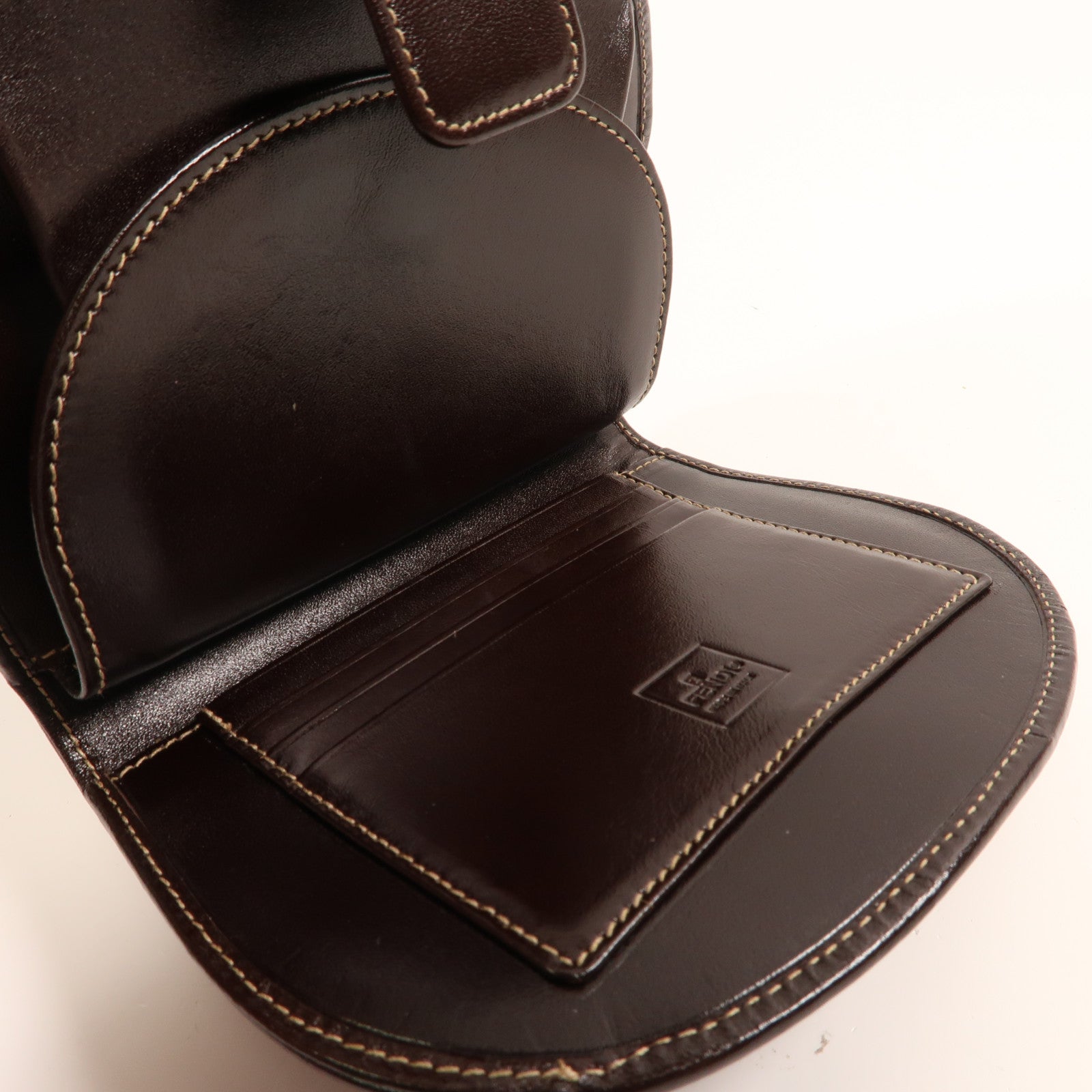 FENDI 帆布/皮革Vintage Fold Wallet錢包