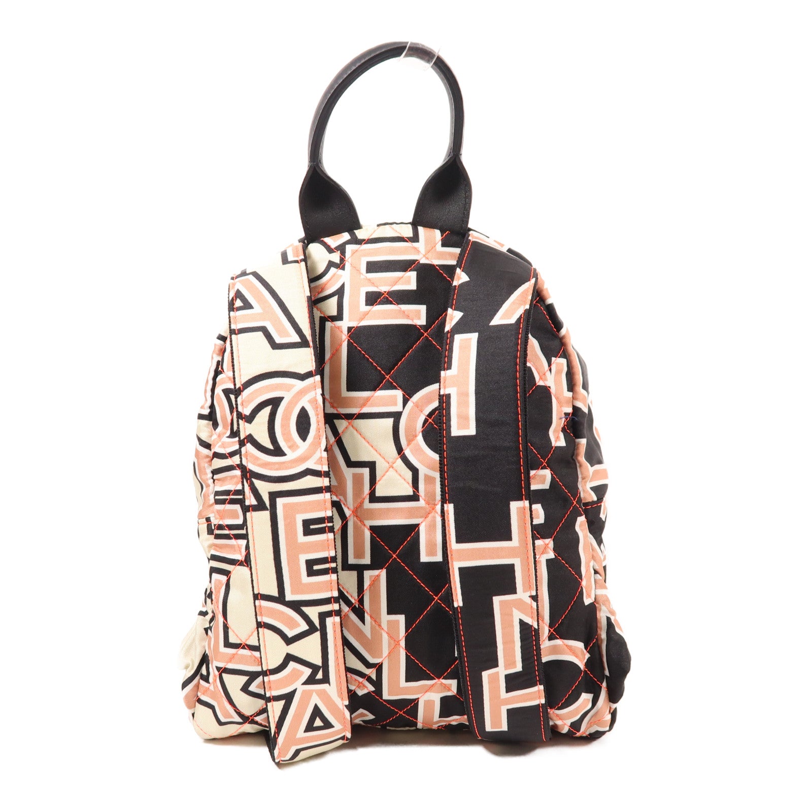 CHANEL 尼龍Backpack銀扣背包