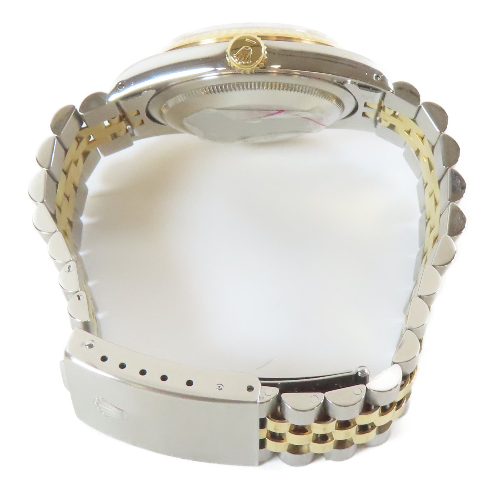 ROLEX Datejust不鏽鋼/18K黃金手錶自動機芯金色