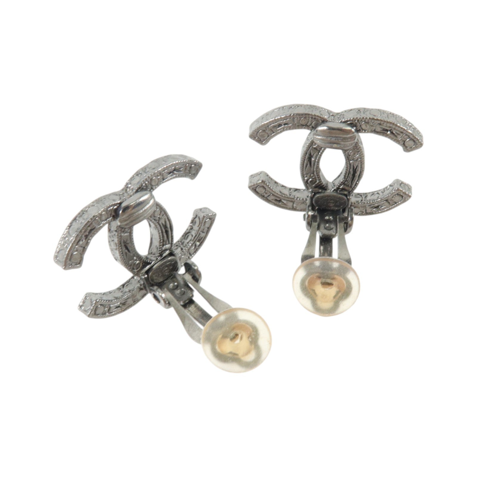 CHANEL 金屬Clip -On Earrings耳環