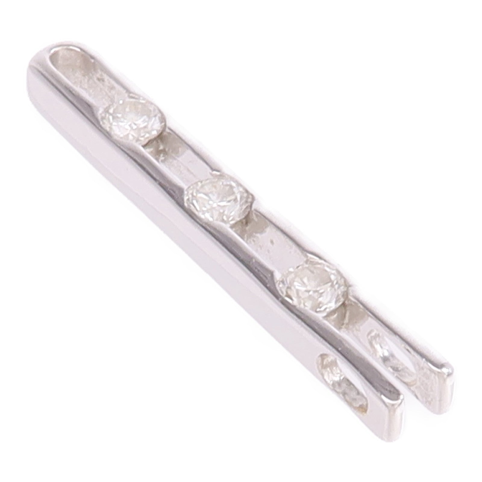 JEWELRY 18K白金Diamond Pendant Top鑽石吊墜