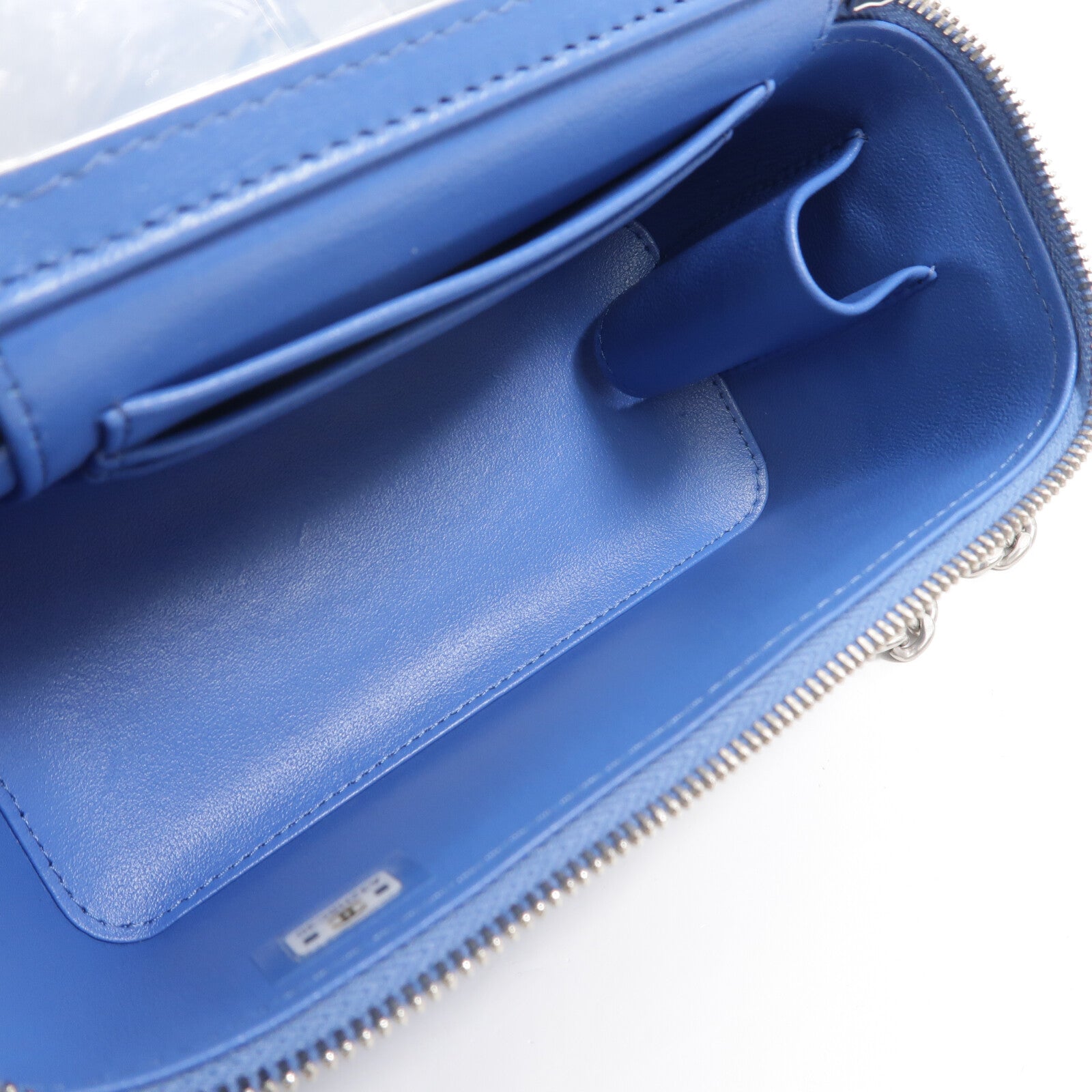 CHANEL 牛仔布Vanity Case Sweetheart Crush鏈帶肩背袋