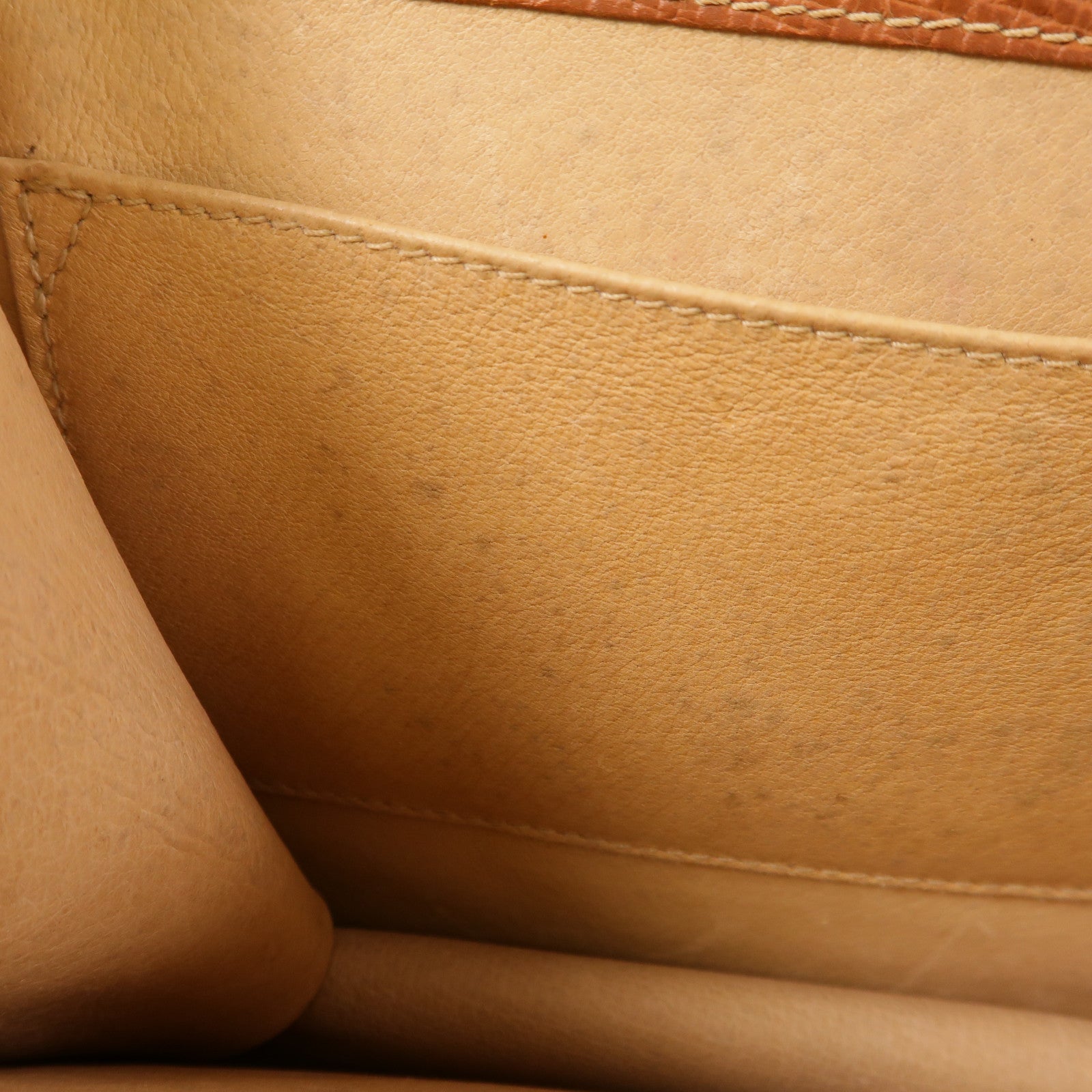 LOEWE Shoulder Bag Handbag Calfskin Leather Brown