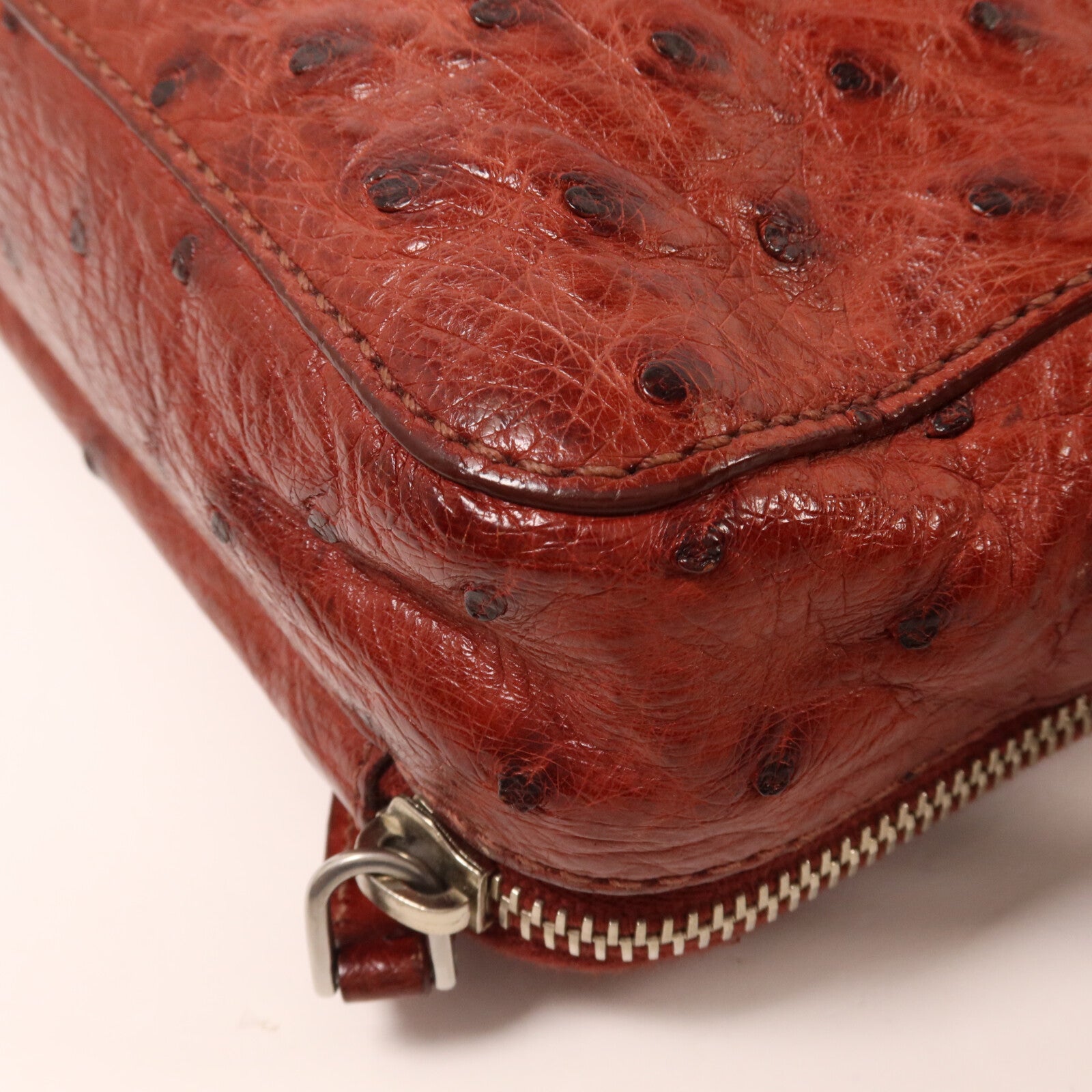 PRADA 鴕鳥皮革Clutch Bag手拿包
