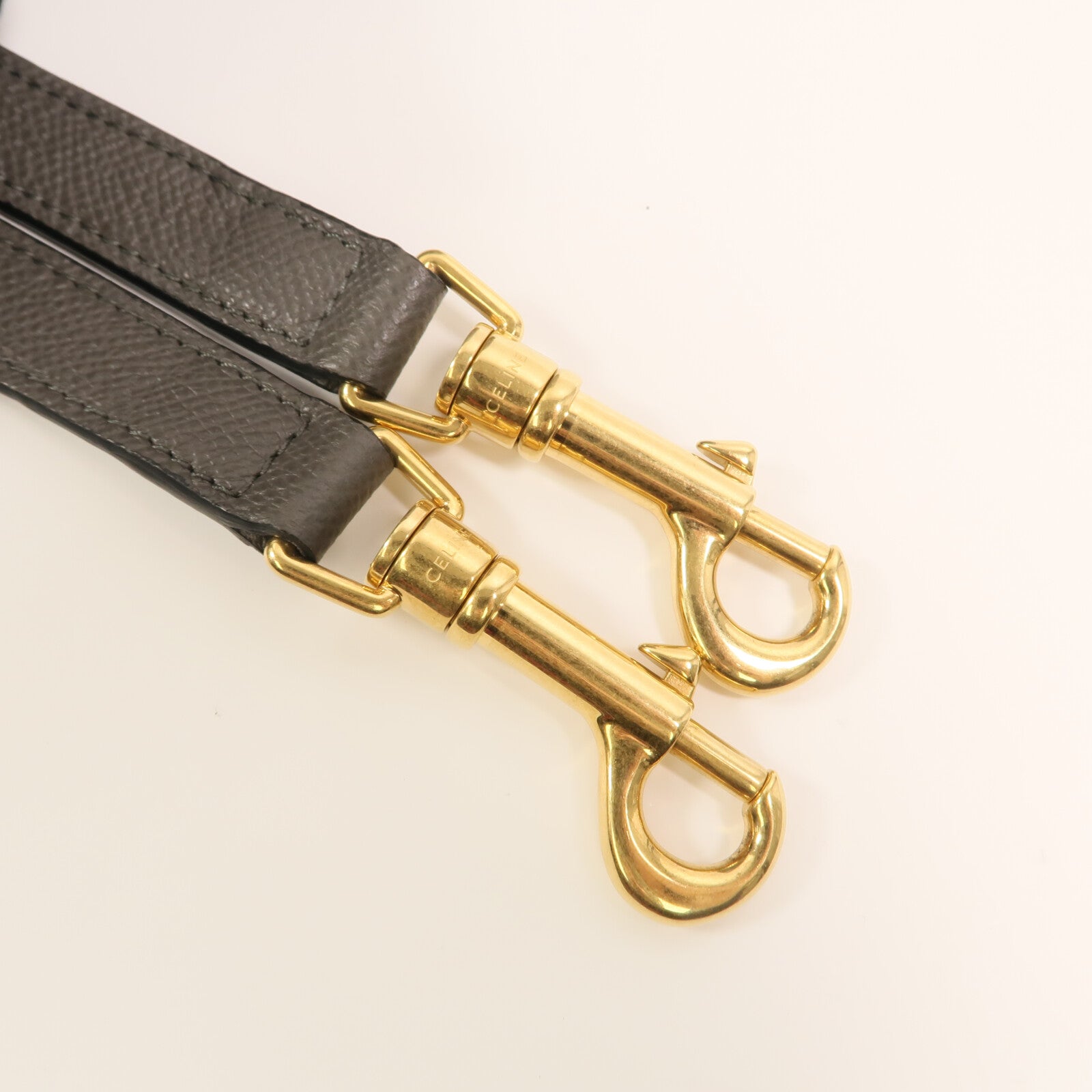 CELINE 牛皮皮革Micro Belt Bag金扣手挽肩背兩用袋