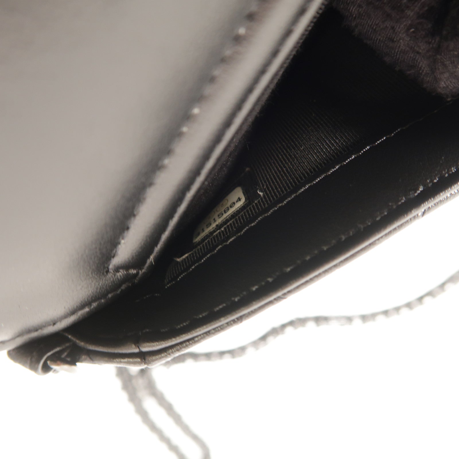 CHANEL 牛皮皮革2.55 Phone Bag鏈帶肩背袋