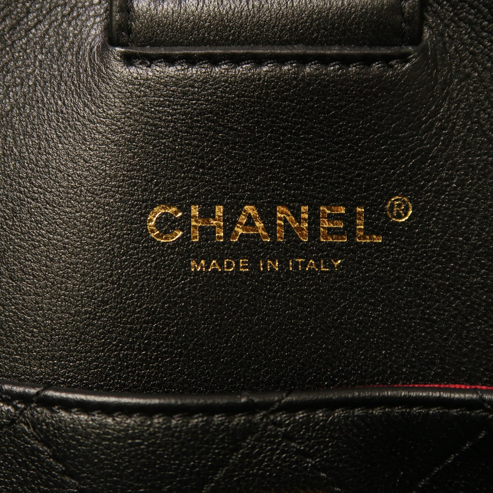 CHANEL 【激減優惠】菱格牛皮皮革Shoulder Tote金扣肩背手挽袋黑色