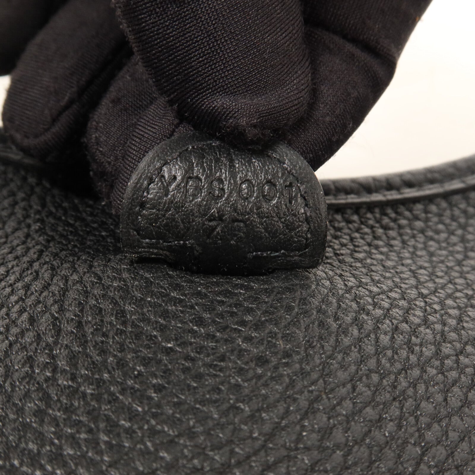 HERMES Clemence皮革Evelyne TPM肩背袋Noir