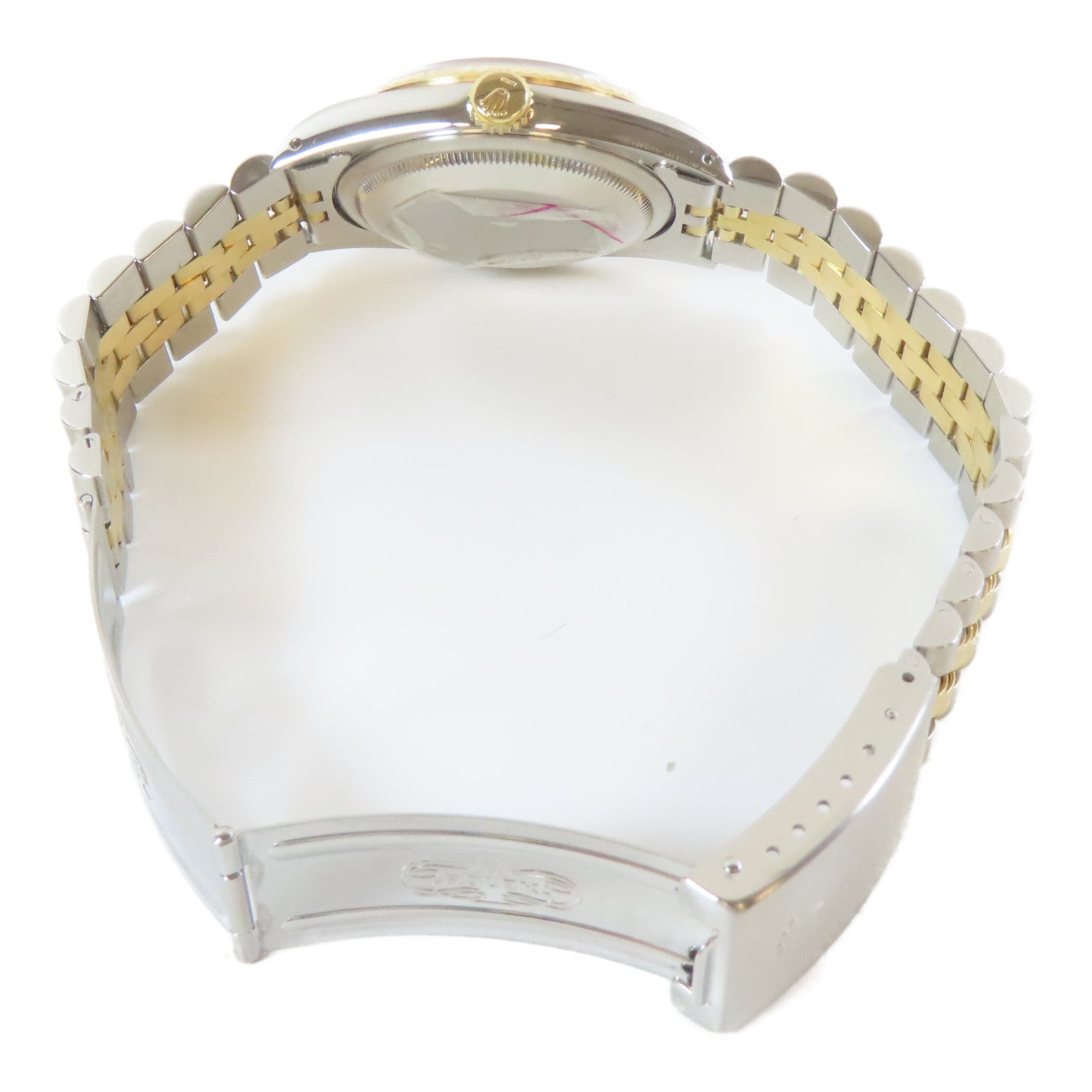 ROLEX Datejust不鏽鋼/18K黃金手錶自動機芯金色
