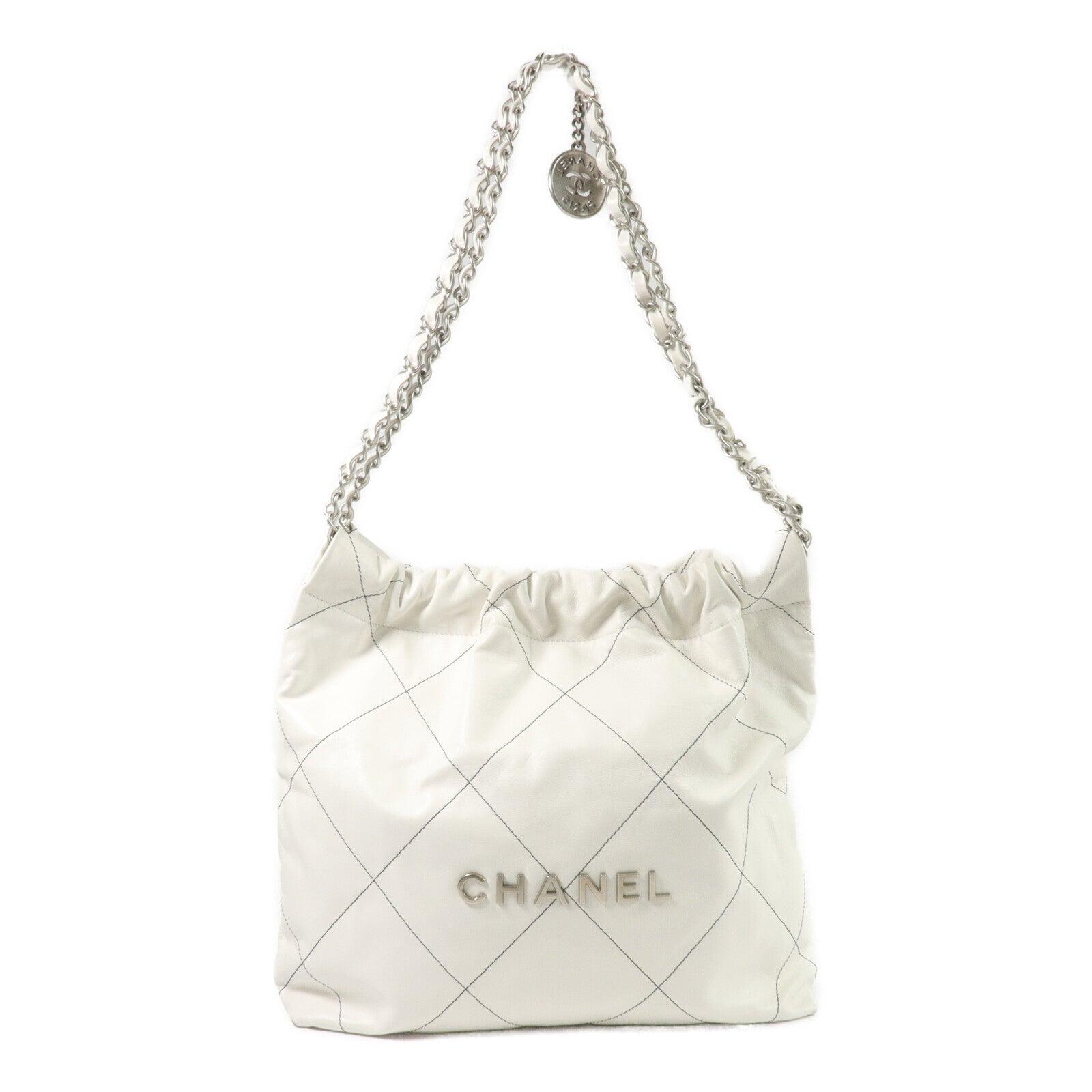 CHANEL 牛皮皮革Chanel 22 Small鏈帶肩背袋