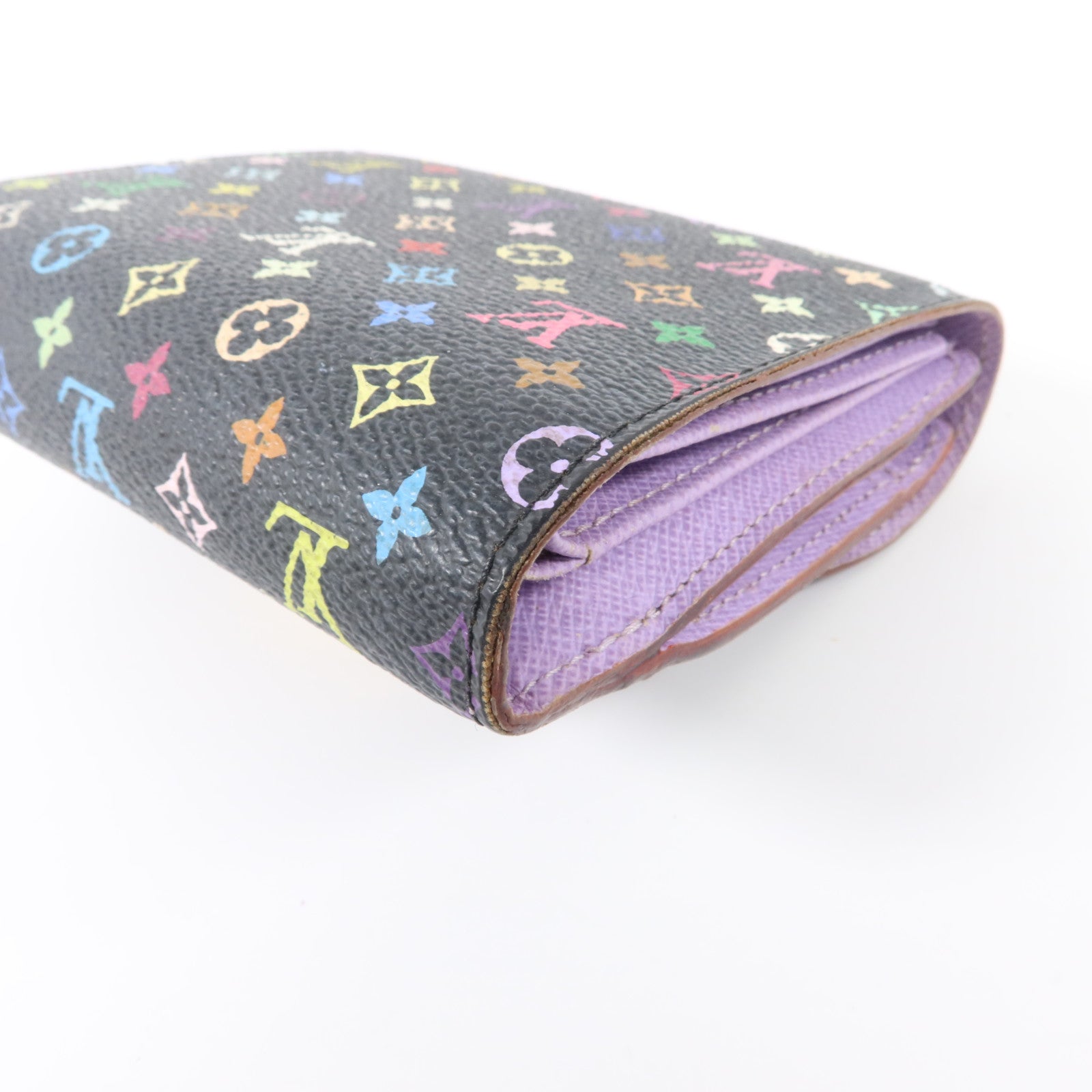 LOUIS VUITTON Monogram Multicolore Portefeuille Joy金扣錢包