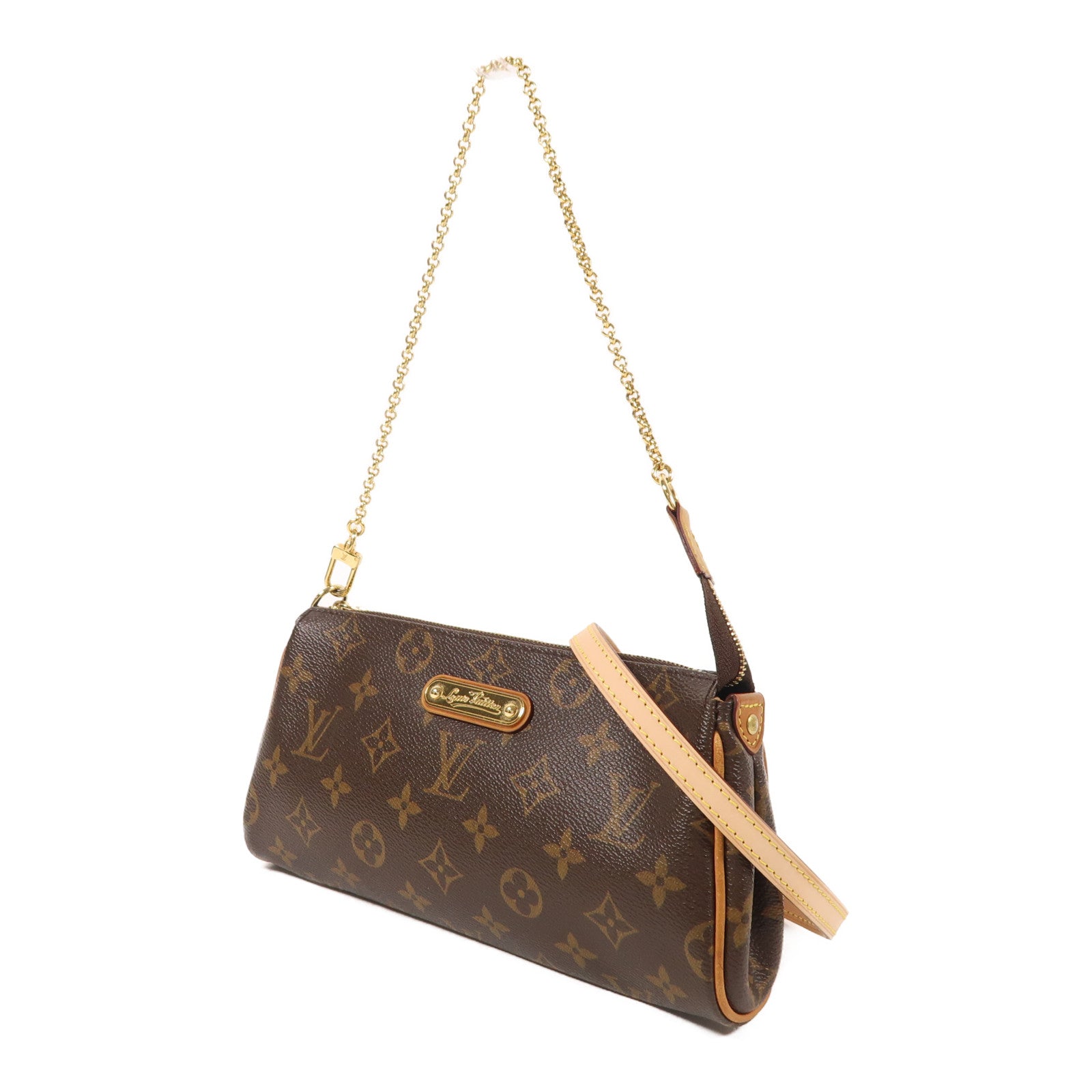 LOUIS VUITTON Monogram Eva金扣手挽肩背兩用袋