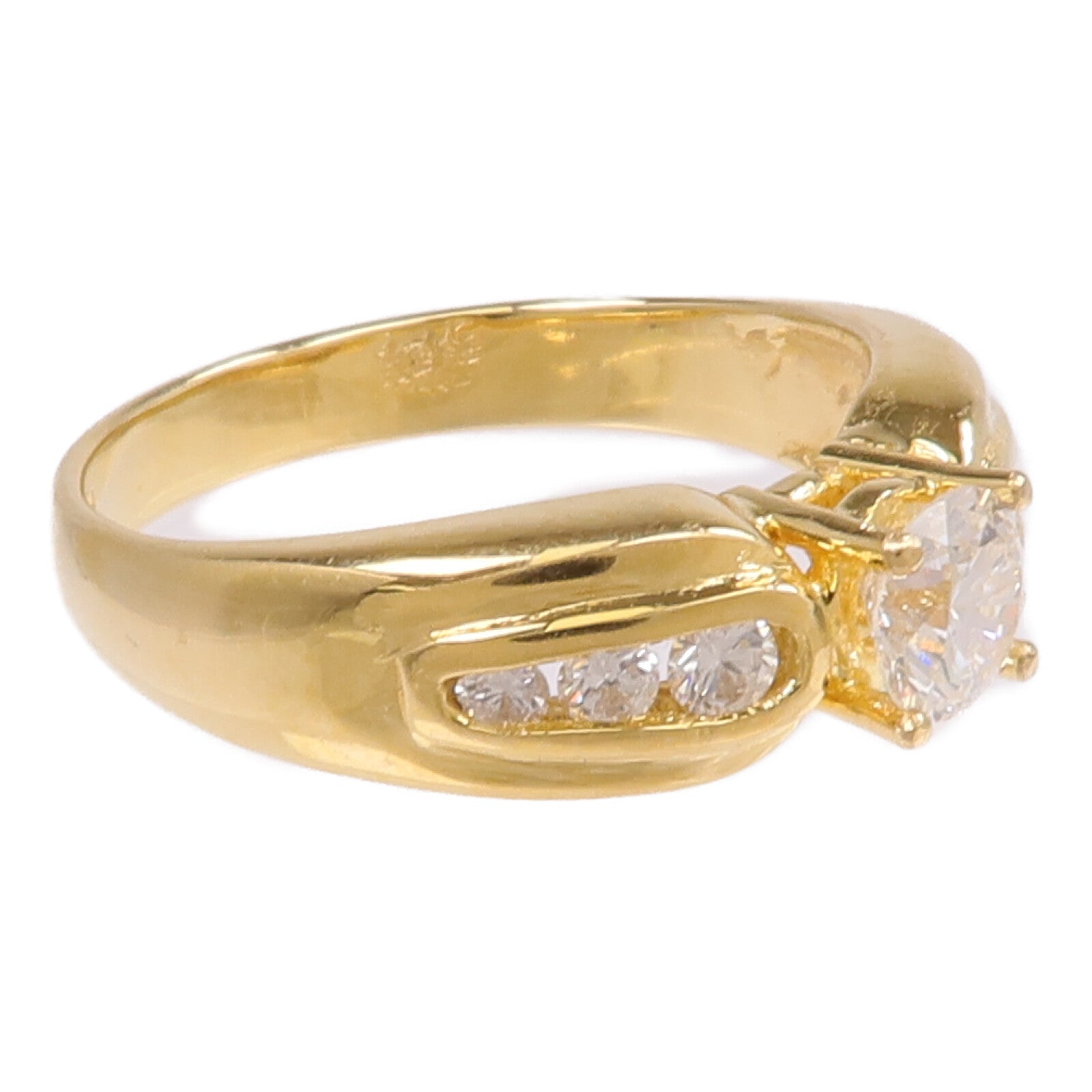 JEWELRY 【激減優惠】18K黃金Diamond Ring鑽石戒指US#6