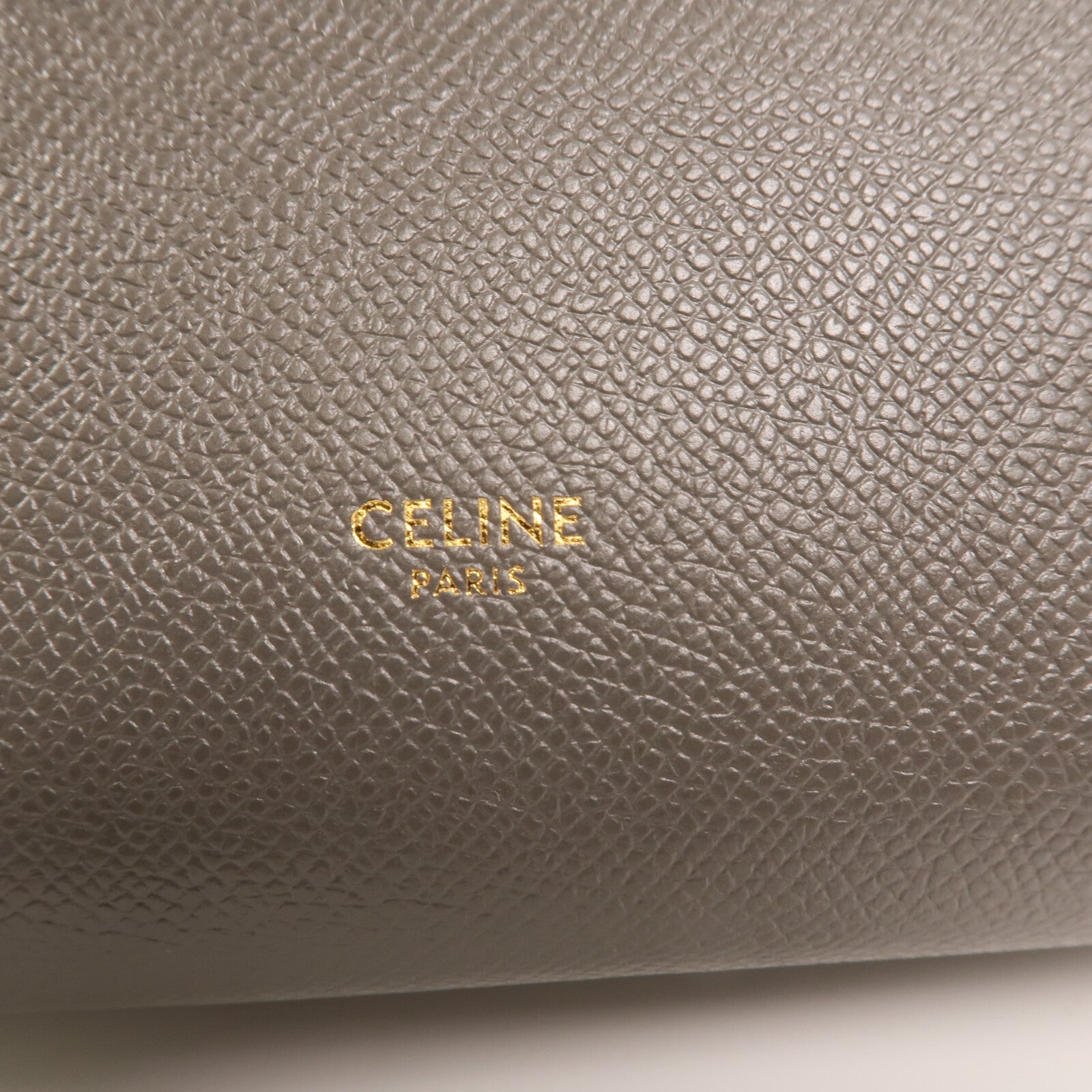 CELINE 牛皮皮革Micro Belt Bag金扣手挽肩背兩用袋
