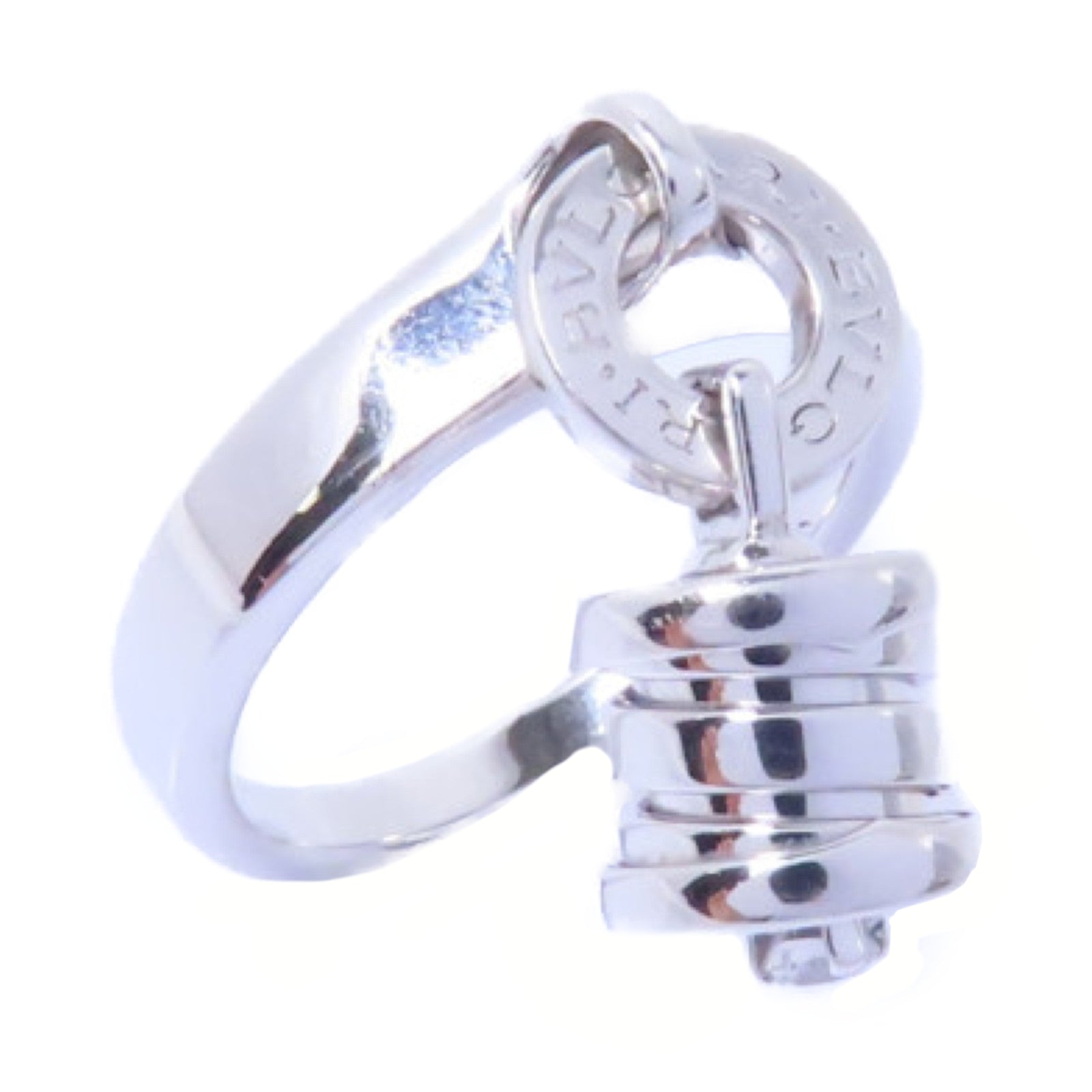 BVLGARI 【激減優惠】18K白金Element Diamond Ring戒指US#6