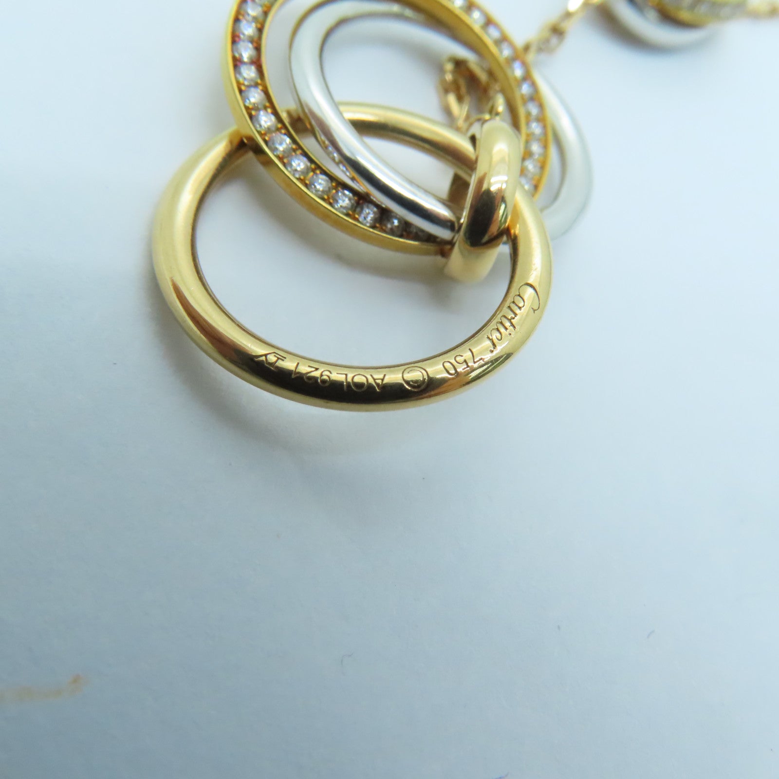 CARTIER 【激減優惠】18K白金/黃金/玫瑰金Trinity Necklace項鍊