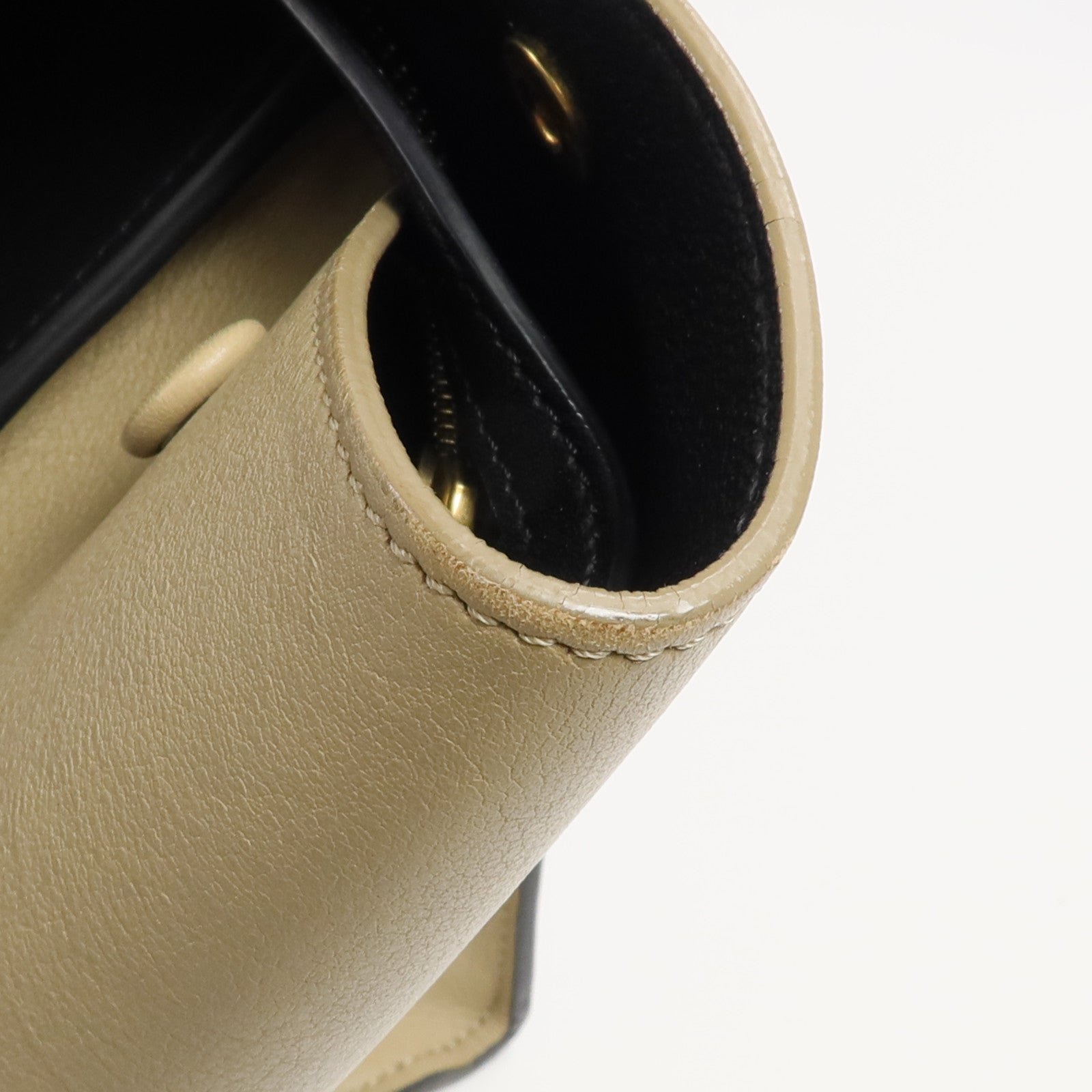 CELINE 牛皮皮革Trapeze金扣手挽肩背兩用袋