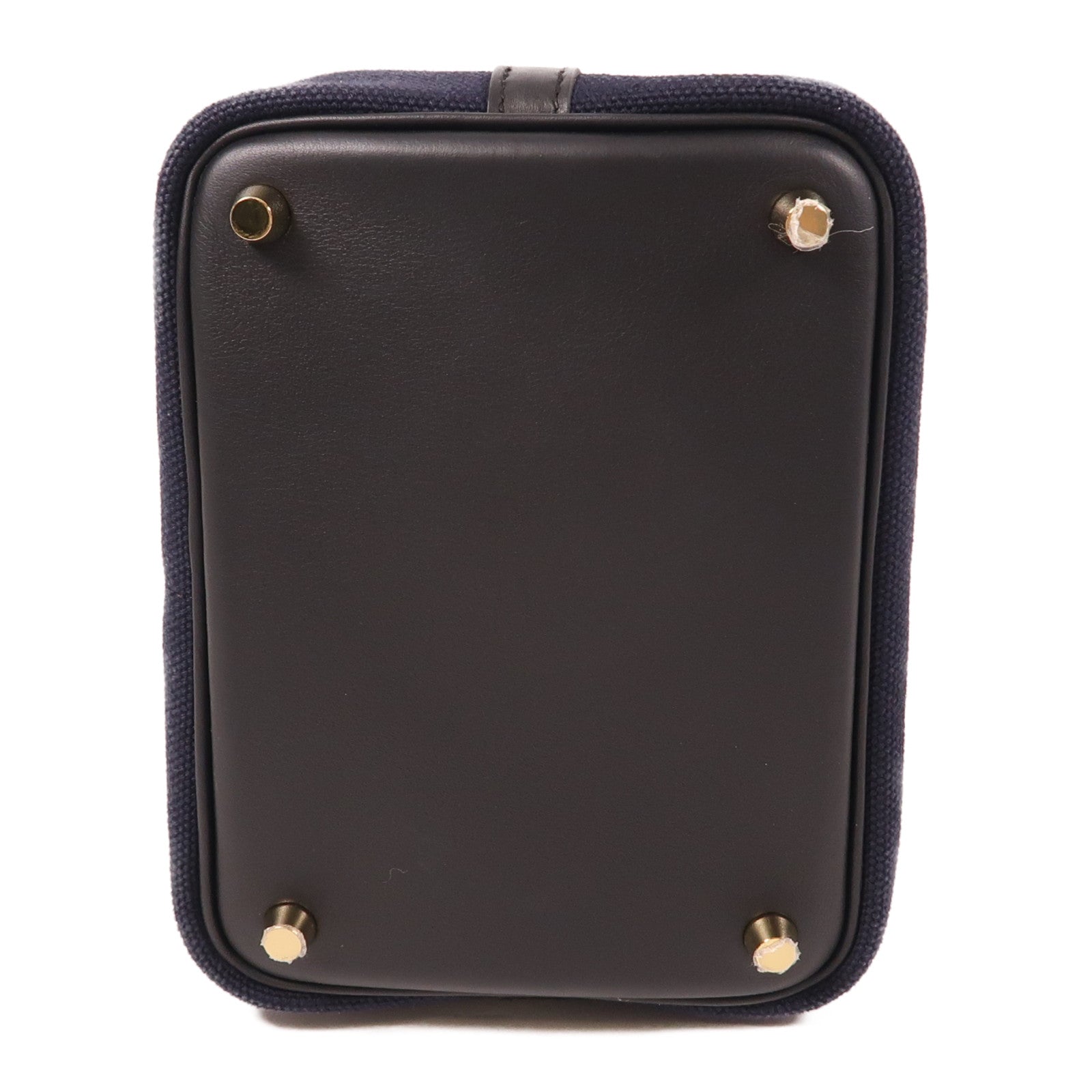 HERMES 帆布Picotin Cargo PM金扣手挽袋