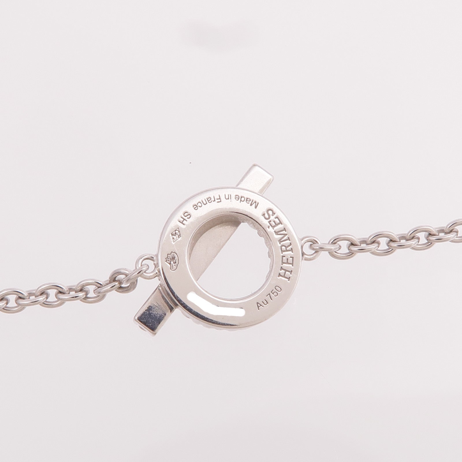 HERMES 【激減優惠】18K白金Finesse Bracelet手鏈