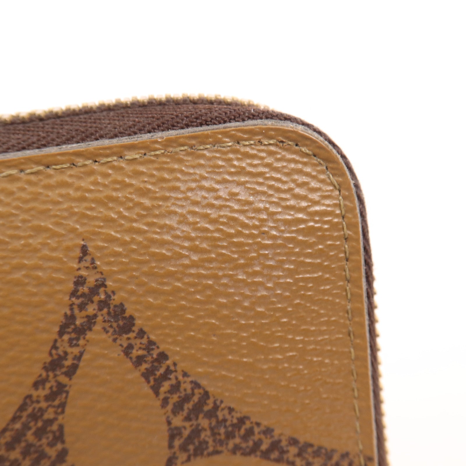 LOUIS VUITTON Monogram Giant Reverse Zippy Wallet金扣長錢包