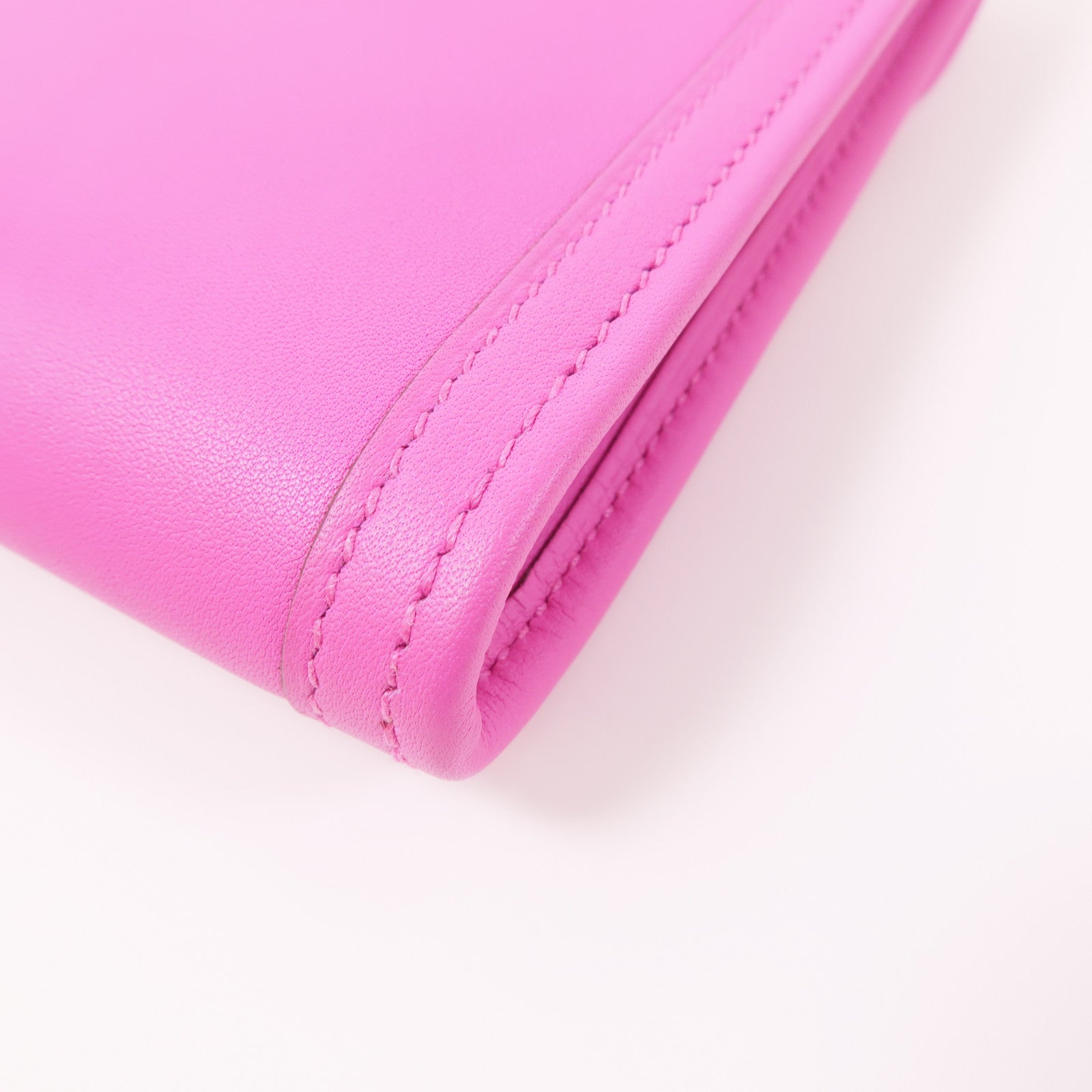 HERMES Swift皮革Jige PM手拿包L3 Rose Purple