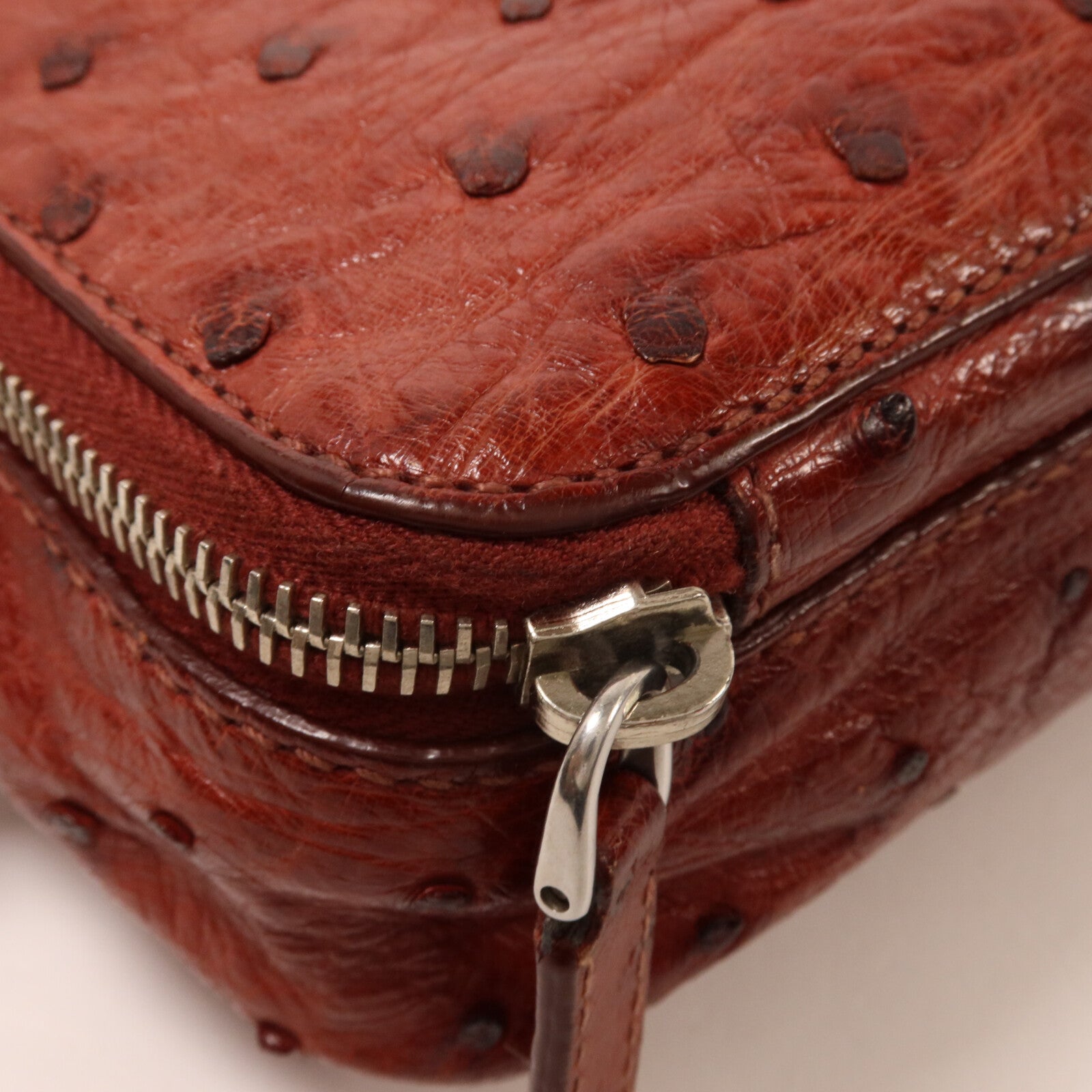 PRADA 鴕鳥皮革Clutch Bag手拿包
